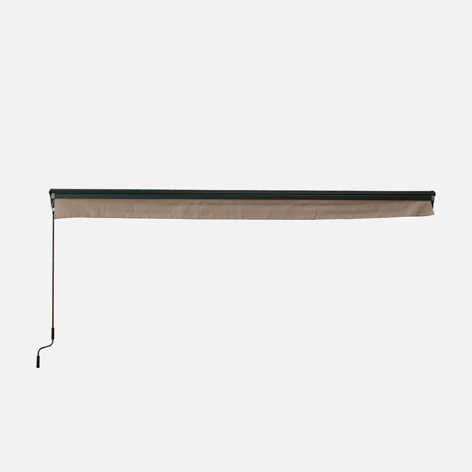 Store Banne Manuel 4x3m Couleur : Taupe â Image 2