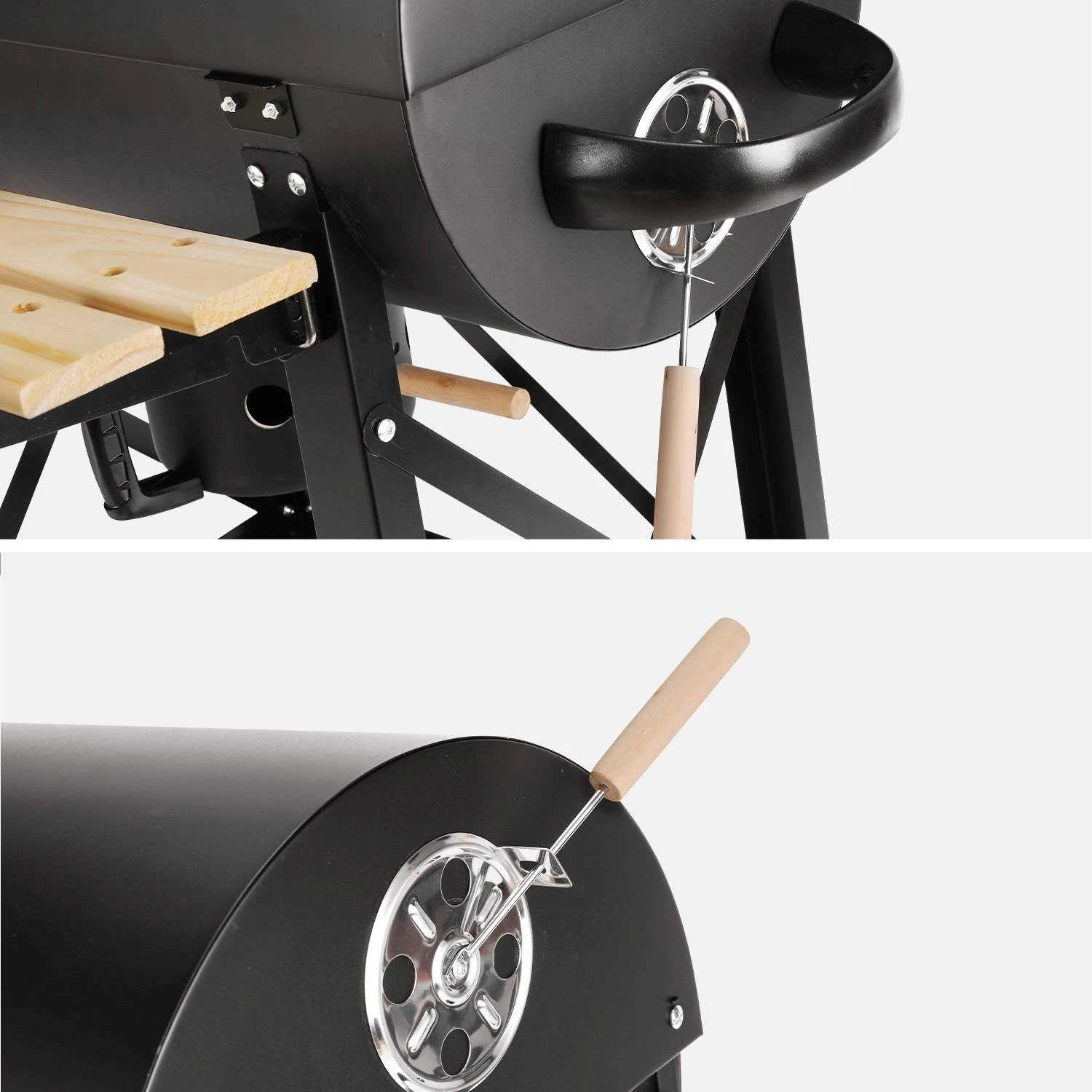 Barbecue Smoker Américain Charbon – Image 4