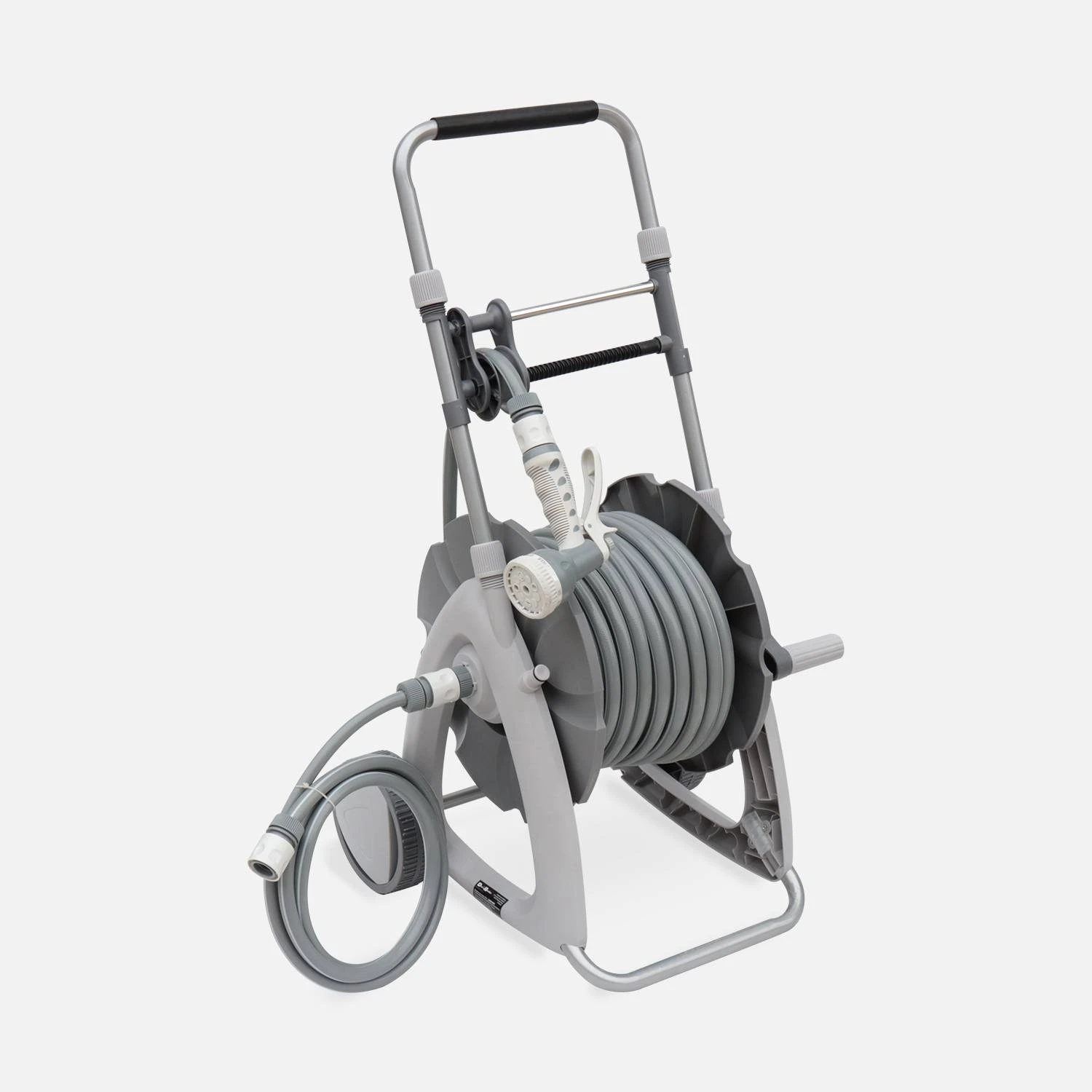 Dévidoir Sur Roues Avec Tuyau D'arrosage, 30m