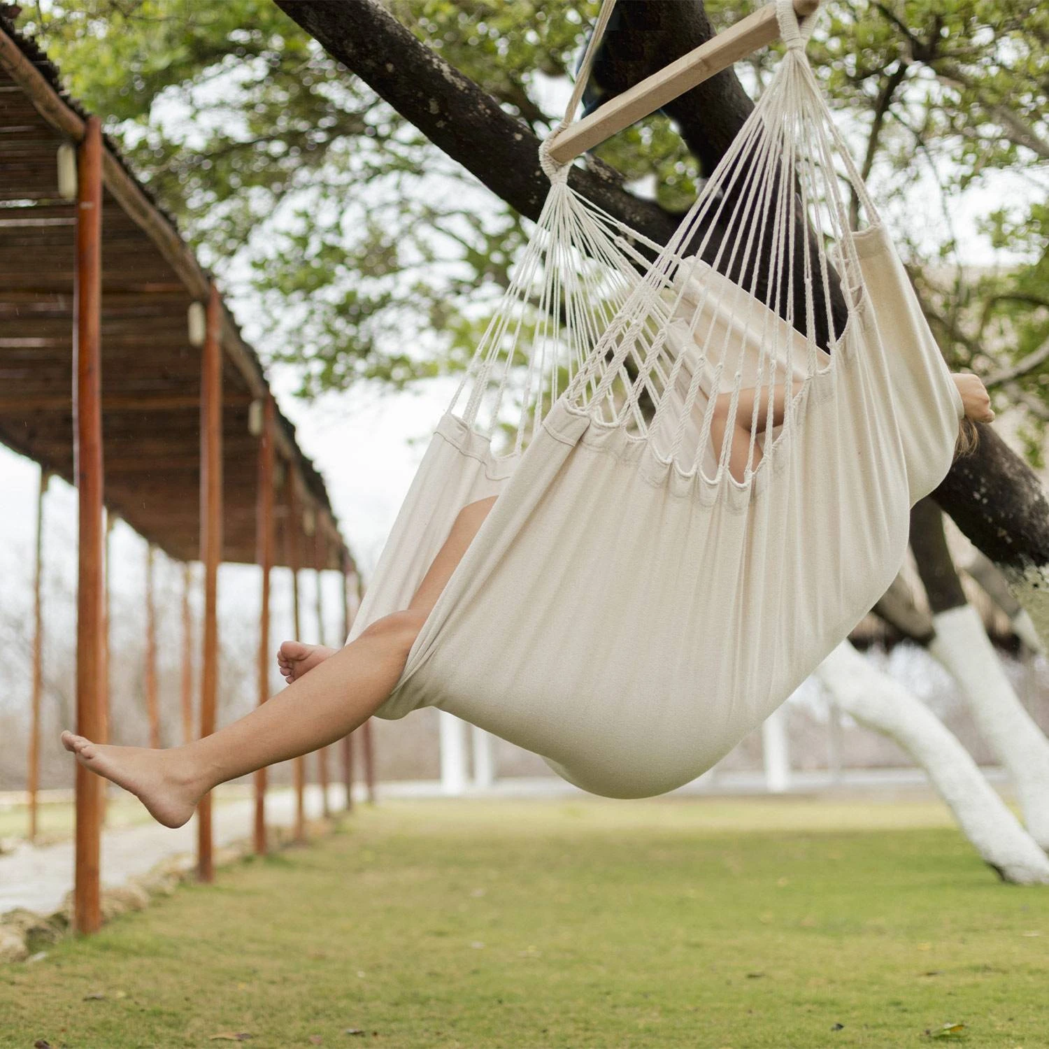 Chaise Hamac Polycoton 115 X 160 Cm â Image 5