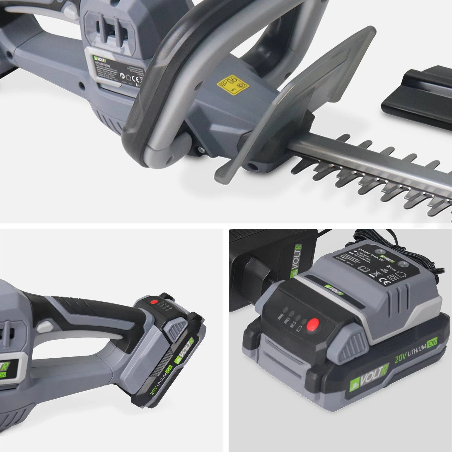 Taille-haies Sans Fil 51cm Avec Batterie + Chargeur â Image 2