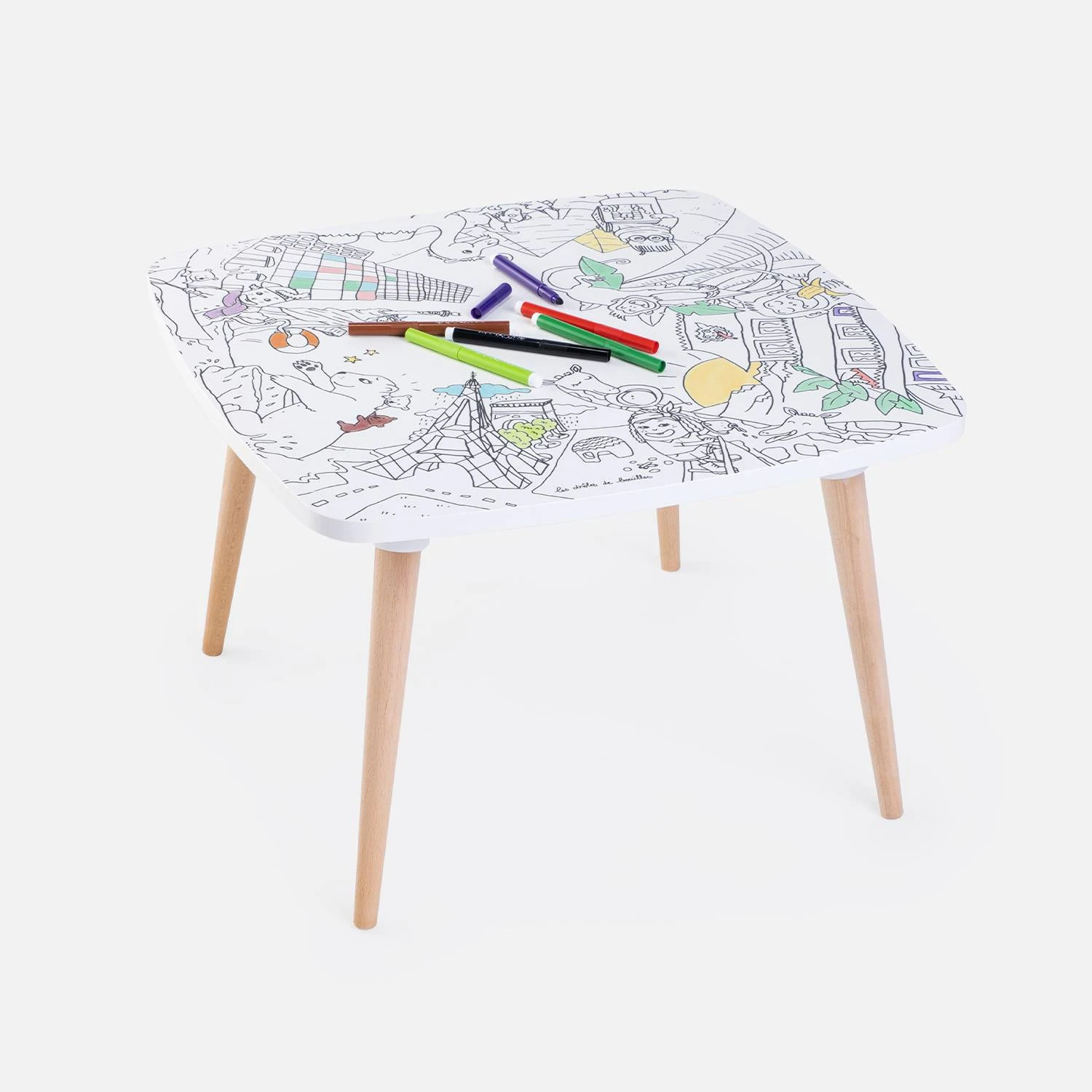 Table à Colorier Enfant – Image 3