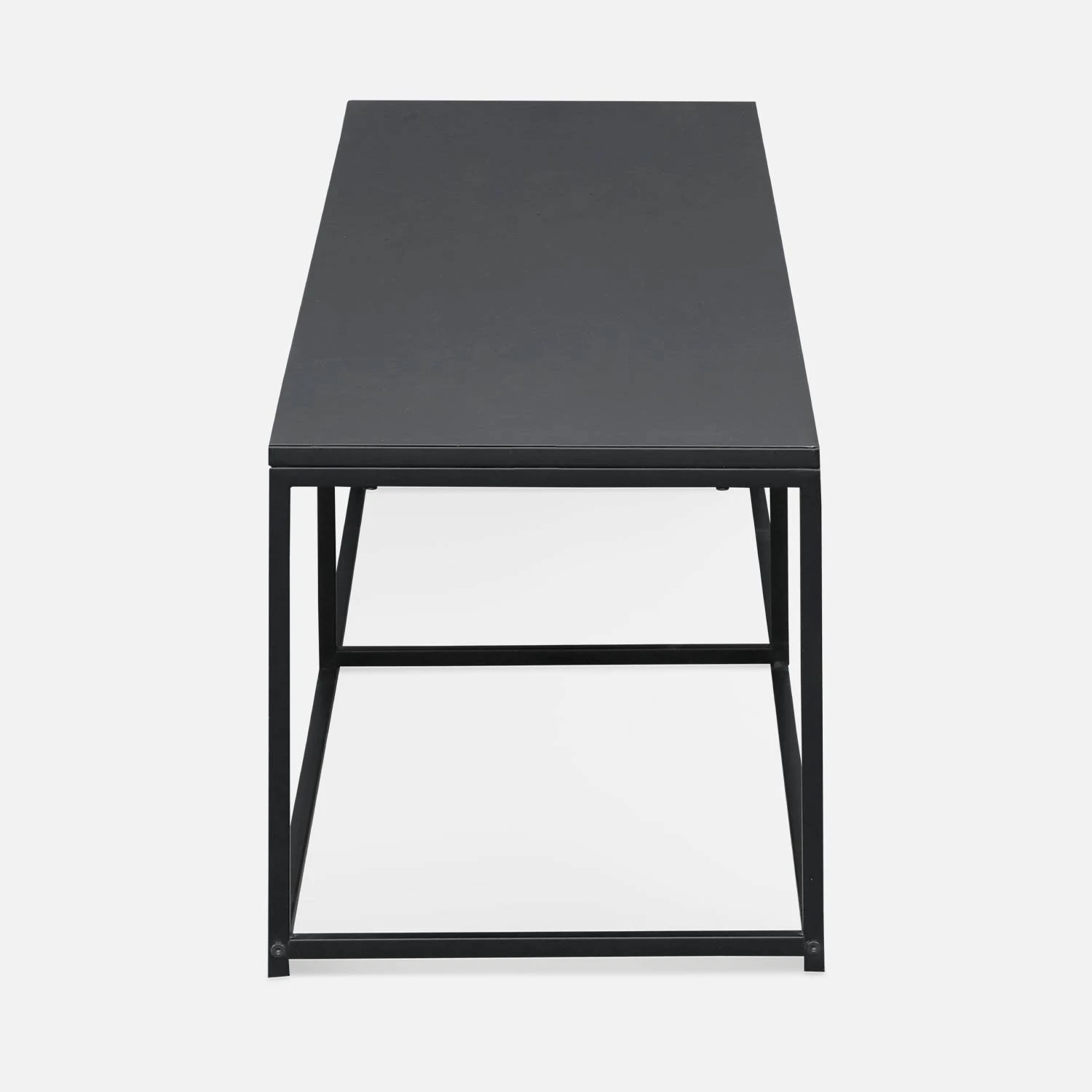 Meuble TV Industriel Métal Avec Barre De Renfort 140 Cm – Image 5