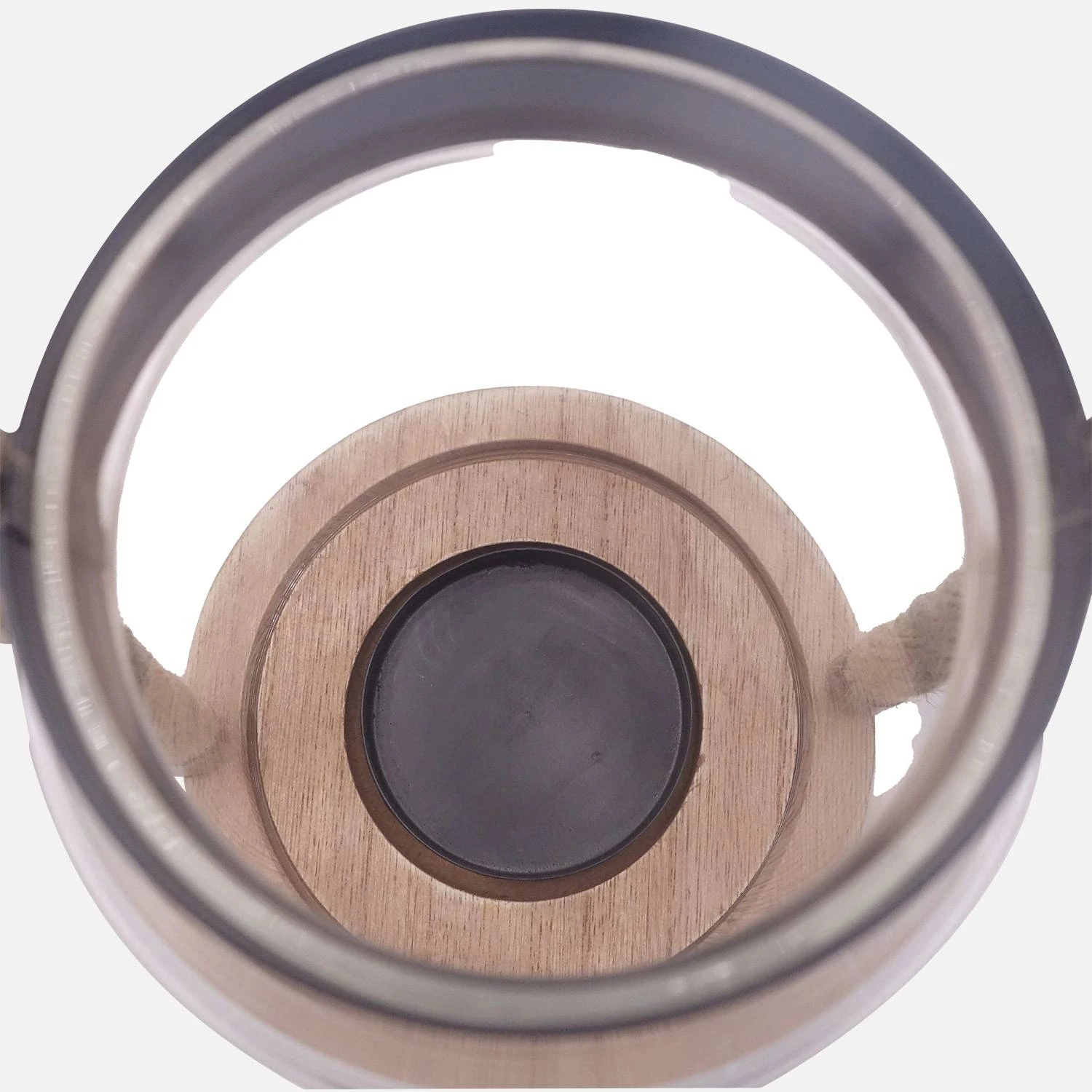 Lanterne En Verre, Anse En Corde Intérieur/extérieur (lot De 2) – Image 2