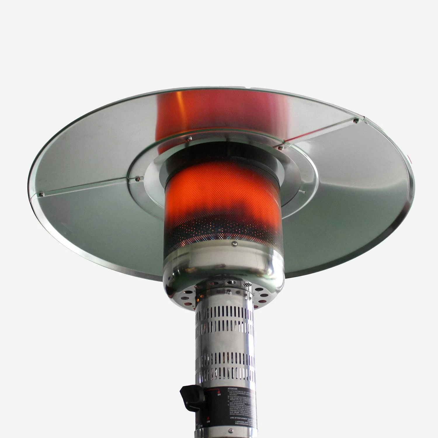 Parasol Chauffant Gaz 12,5kW Avec Housse De Protection Couleur : Noir â Image 3