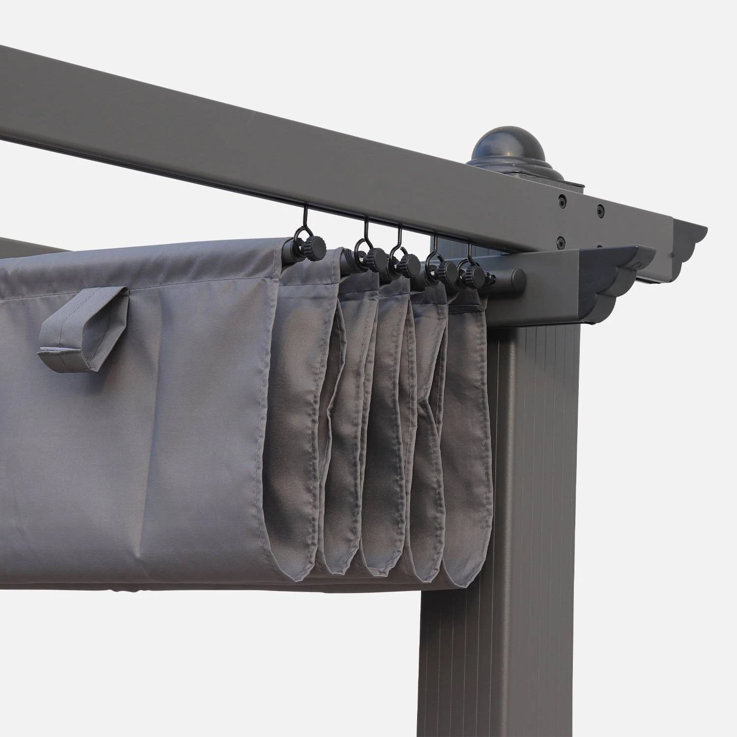 Toile De Toit Pour Pergola 3x4m Condate Couleur : Gris â Image 2