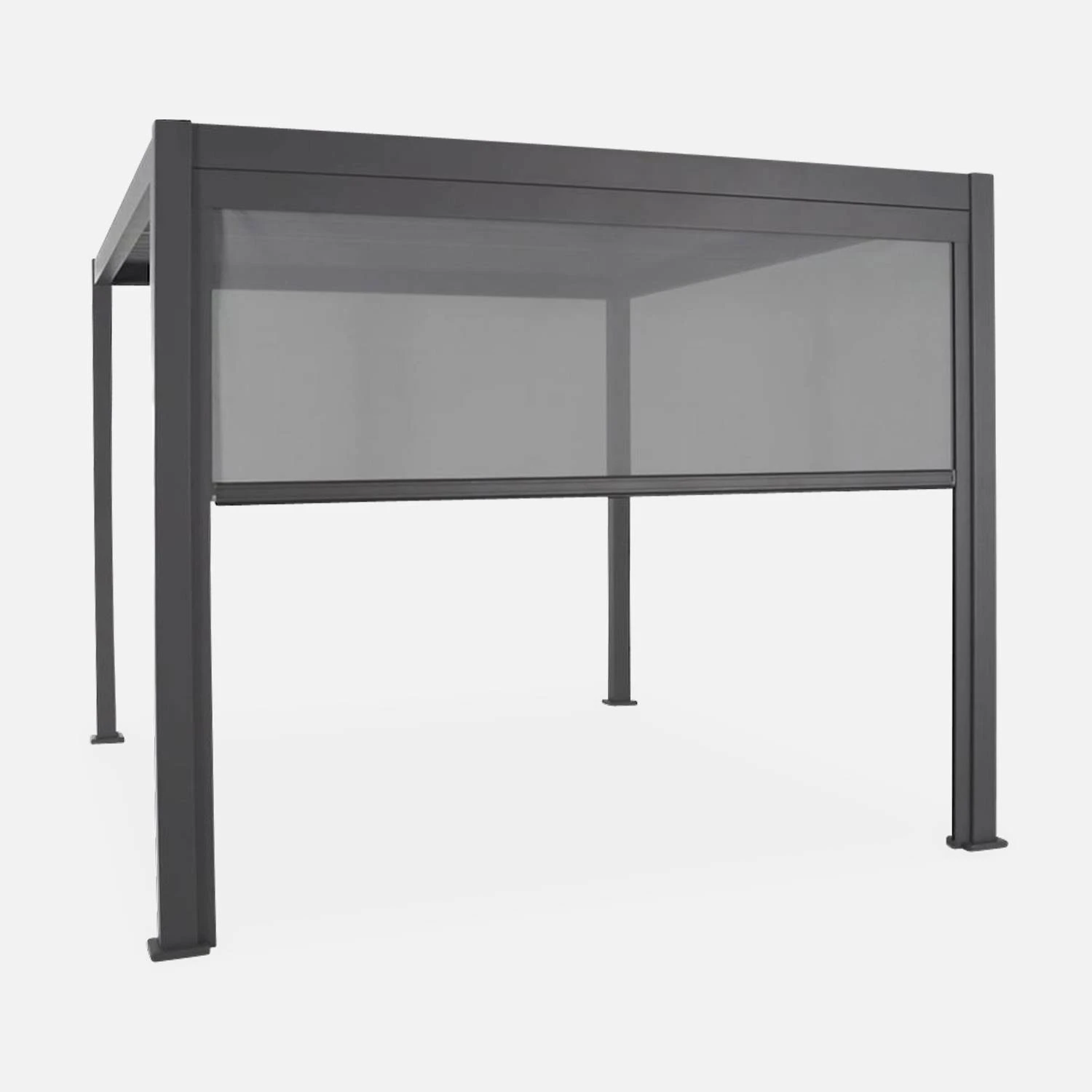 Pergola Bioclimatique 3x4m Triomphe + Store 3m