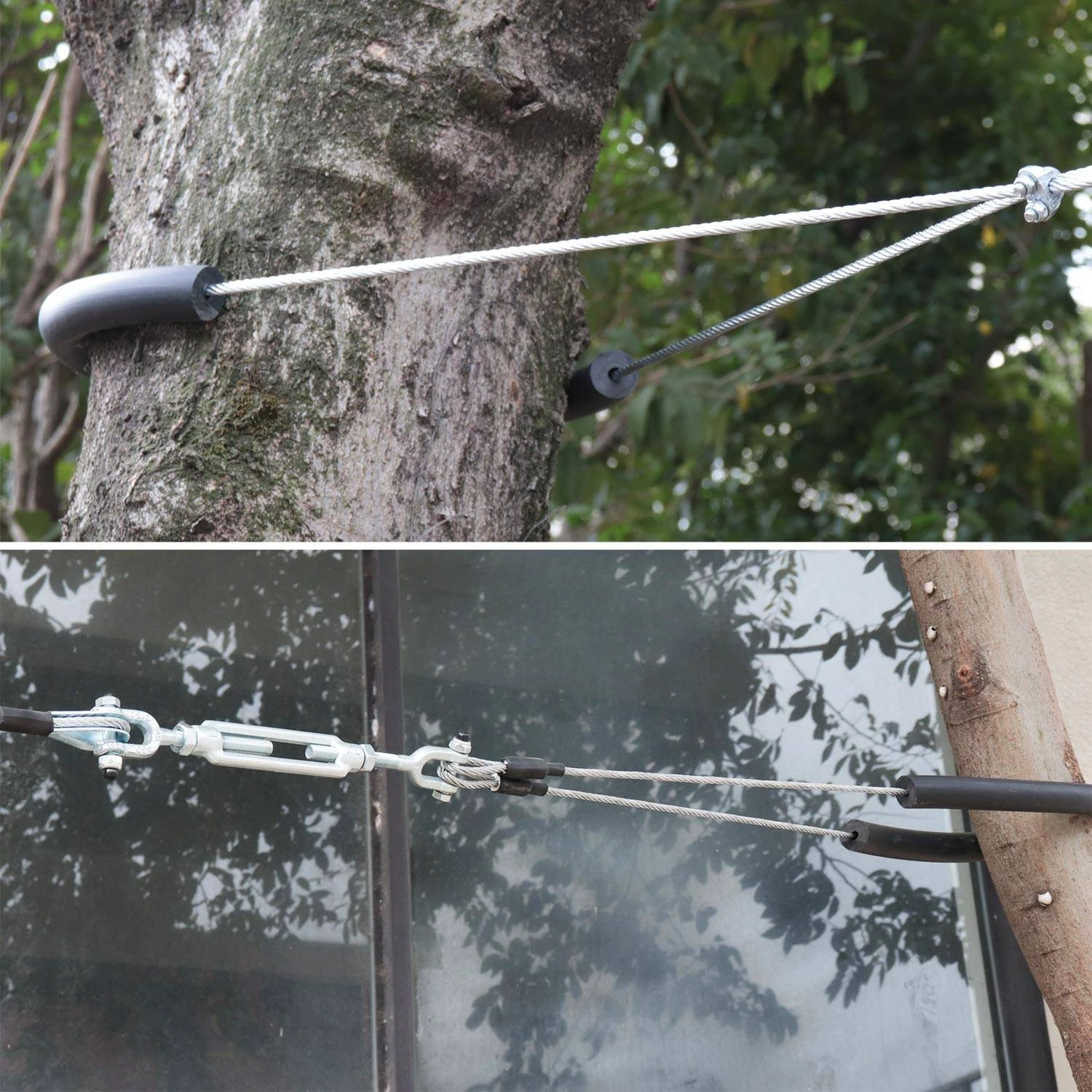Tyrolienne Enfants Avec Balançoire Disque 30m – Image 3