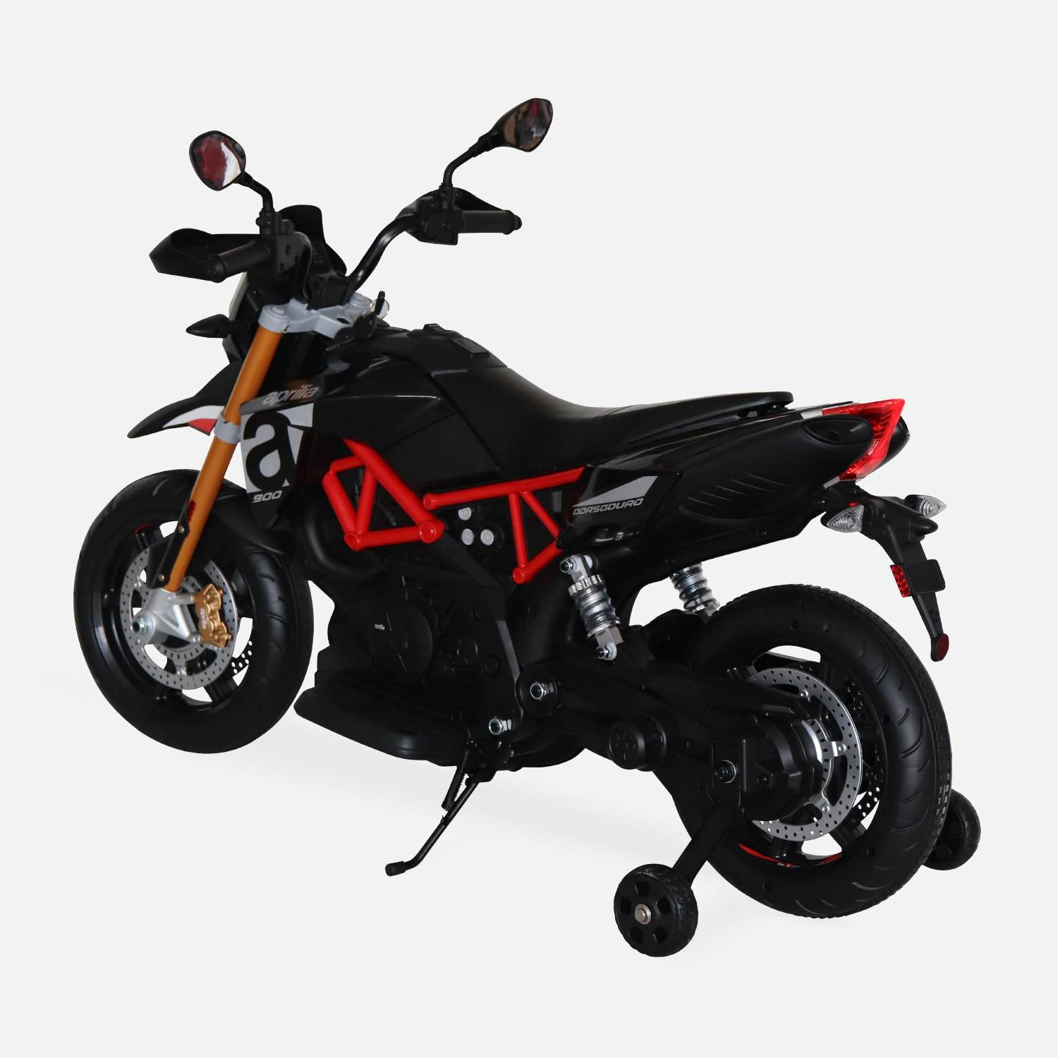 Moto électrique Enfant Aprilia Dorsoduro 12V, 1 Place – Image 2