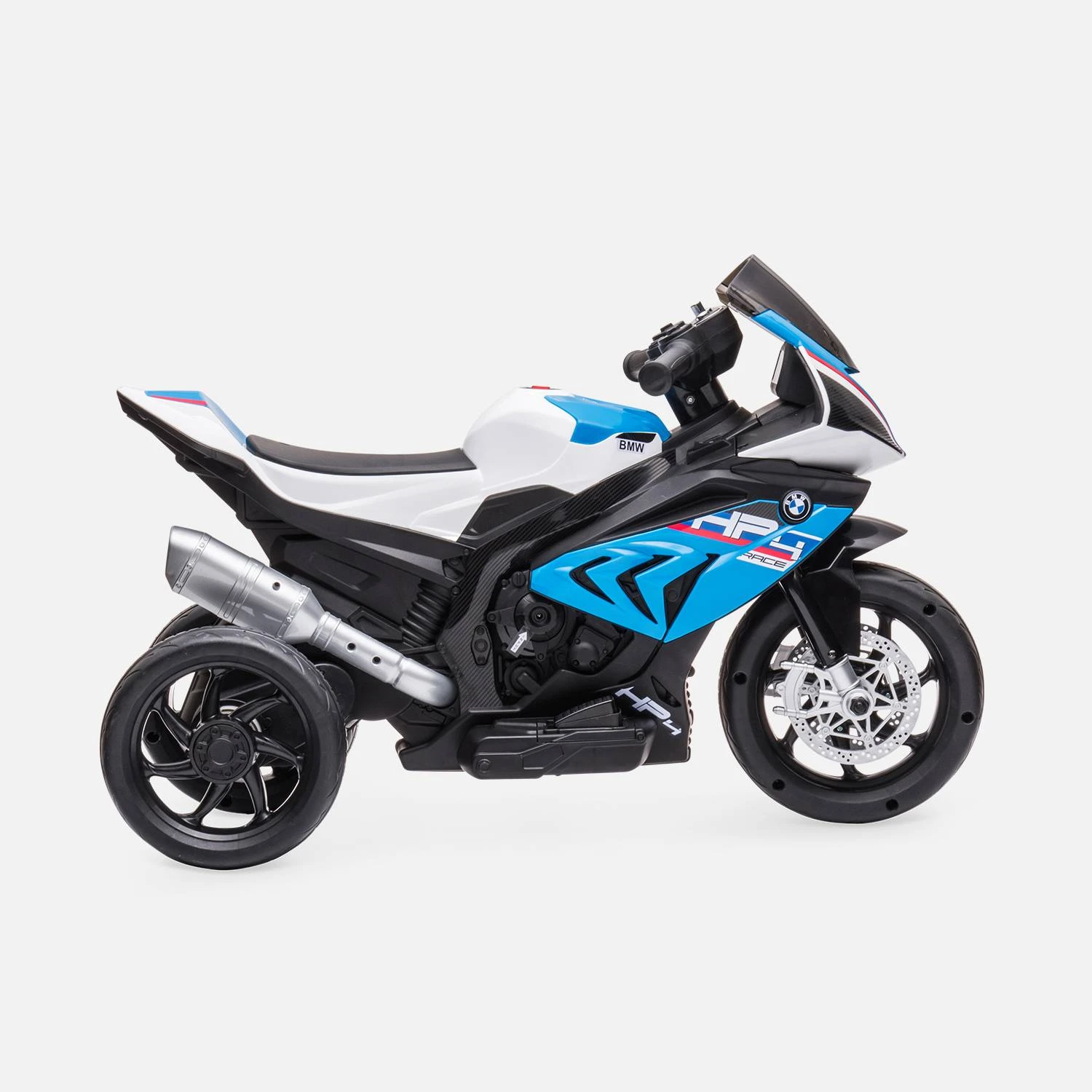 Moto électrique Enfant BMW HP4 6V, 1 Place Couleur : Bleu – Image 2