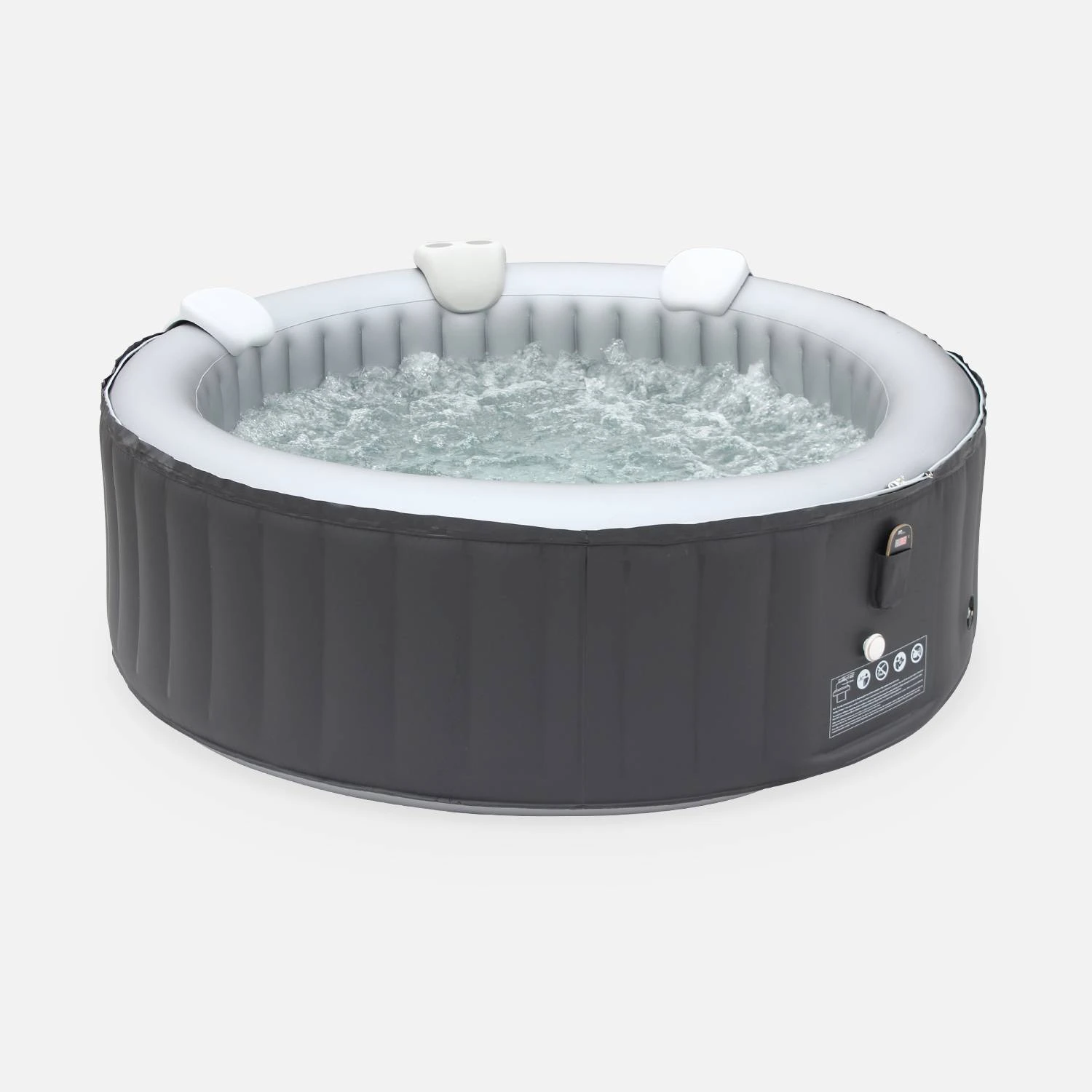 Appui-tête Et Porte Gobelet Pour Spa Gonflable (lot De 2) – Image 2