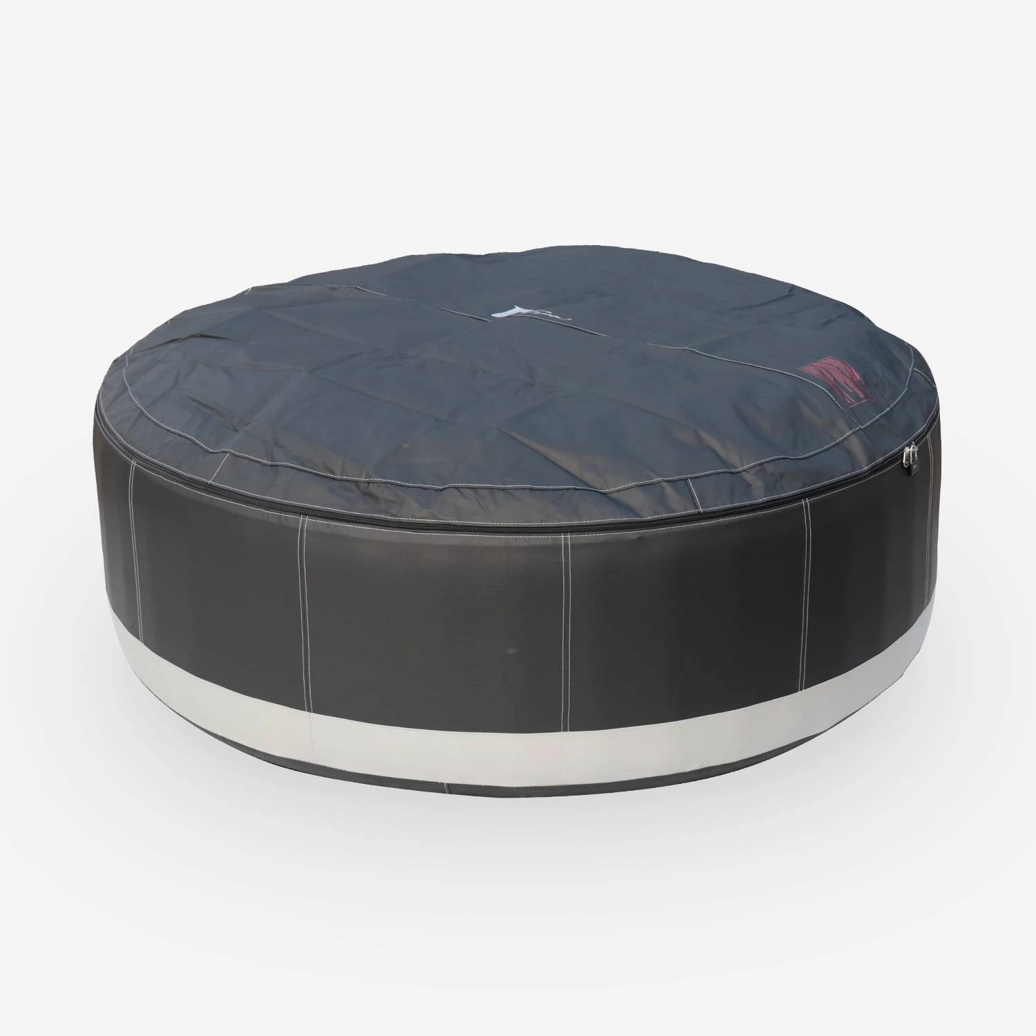 Spa Gonflable 6 Places Rond Simili Cuir, Ozonateur, Système Anti-gel, Couvercle – Image 3