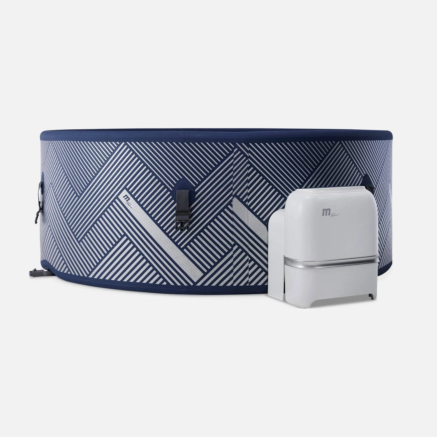 Spa Gonflable 6 Places Rond Massage Air-jets Wifi Ozonateur UVC Couvercle Tapis â Image 4