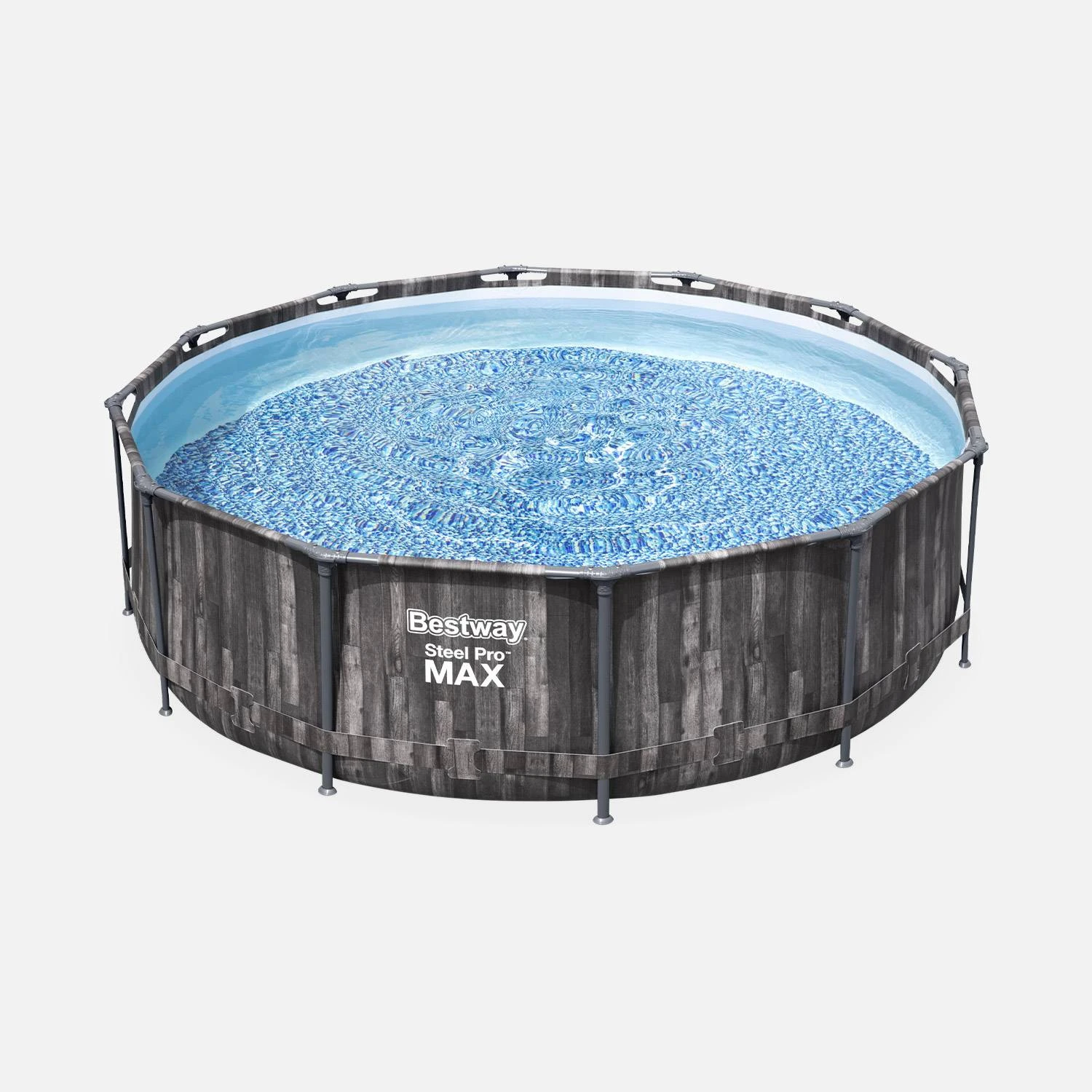 Piscine Hors Sol Tubulaire Ronde Avec Pompe De Filtration Ø3,6m – Image 2