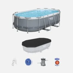 Piscine Hors Sol Tubulaire Géante Avec Accessoires
