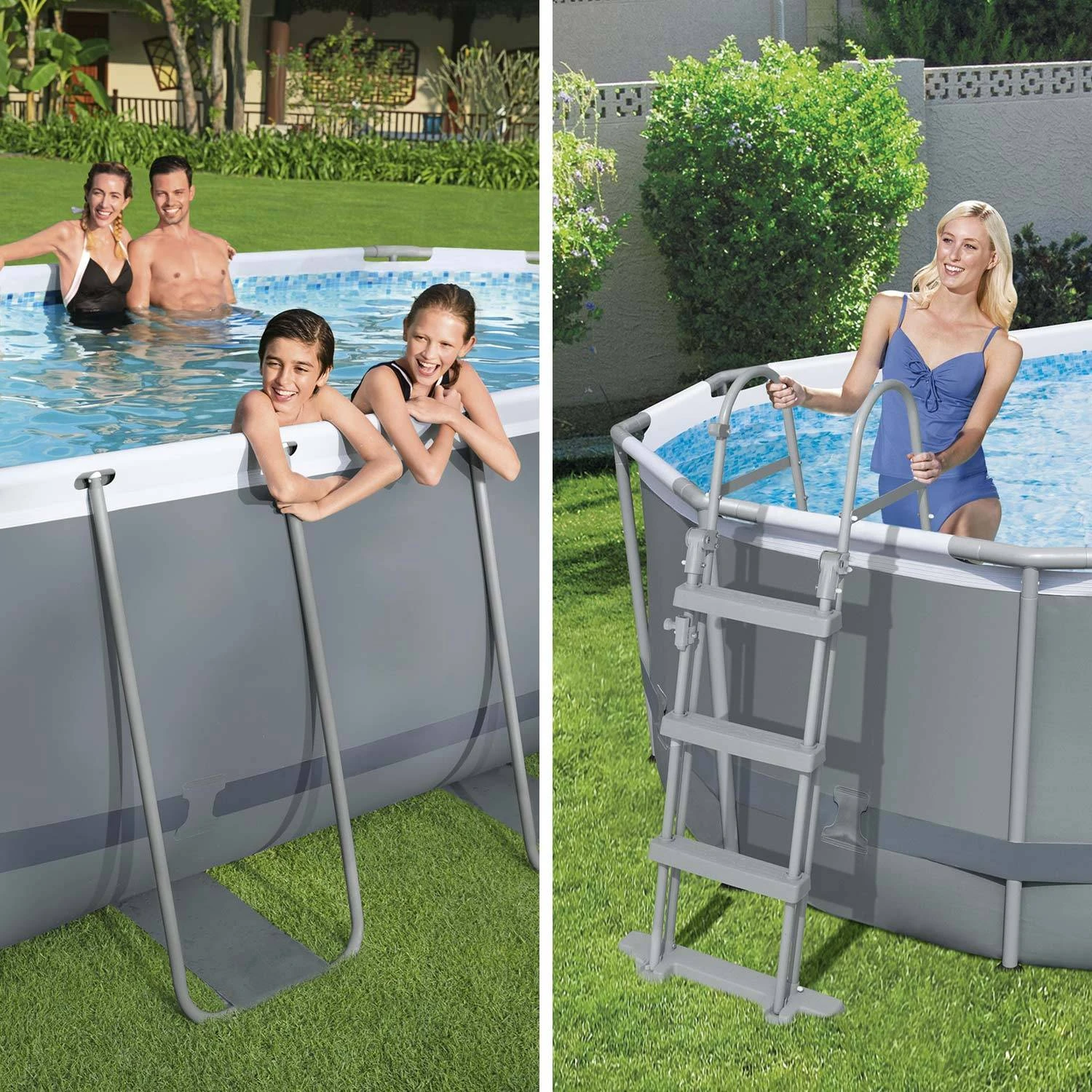 Piscine Hors Sol Tubulaire Géante Avec Accessoires – Image 4