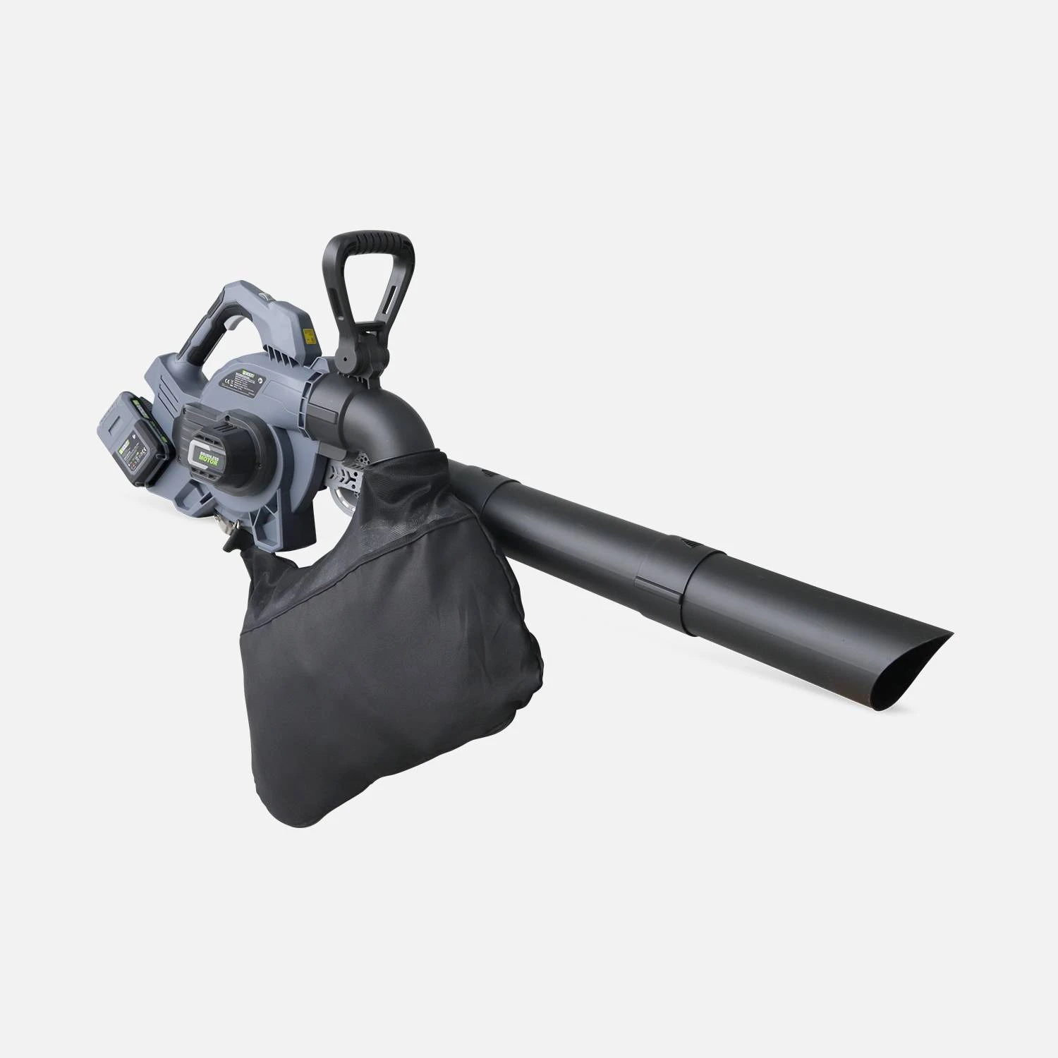 Aspirateur/ Souffleur à Batteries 18V 2.0Ah + 2 Batteries – Image 2