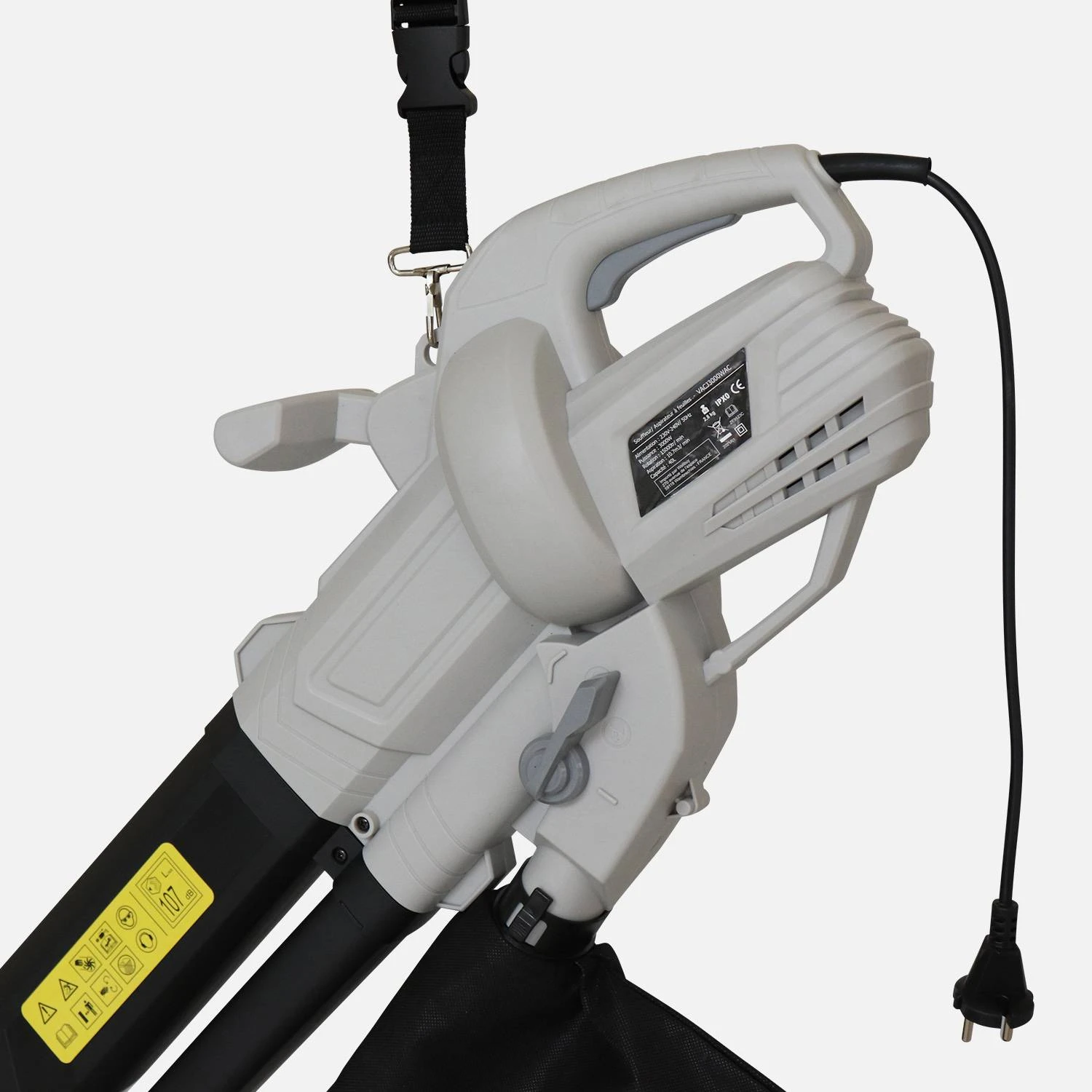 Aspirateur/ Souffleur/ Broyeur électrique 3000W – Image 2