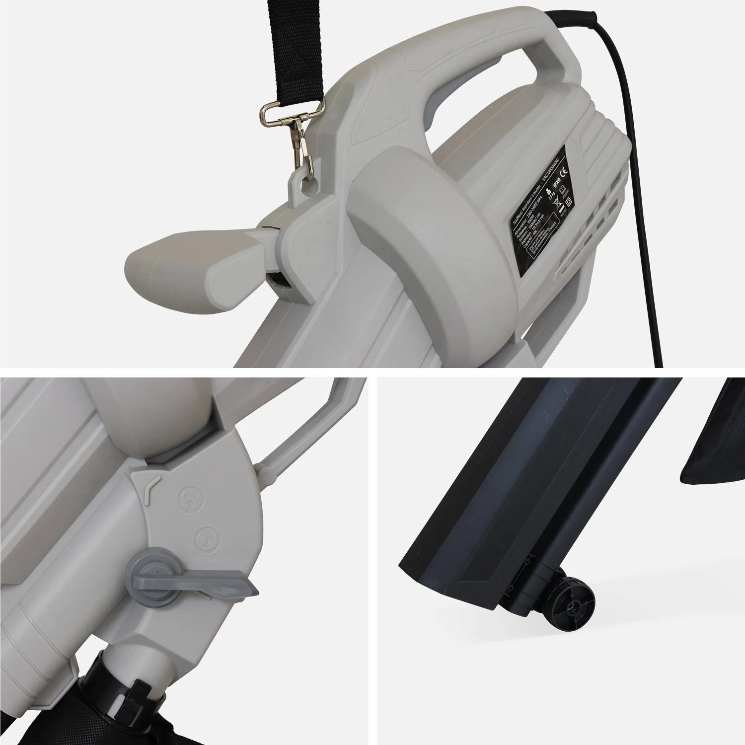 Aspirateur/ Souffleur/ Broyeur électrique 3000W – Image 3