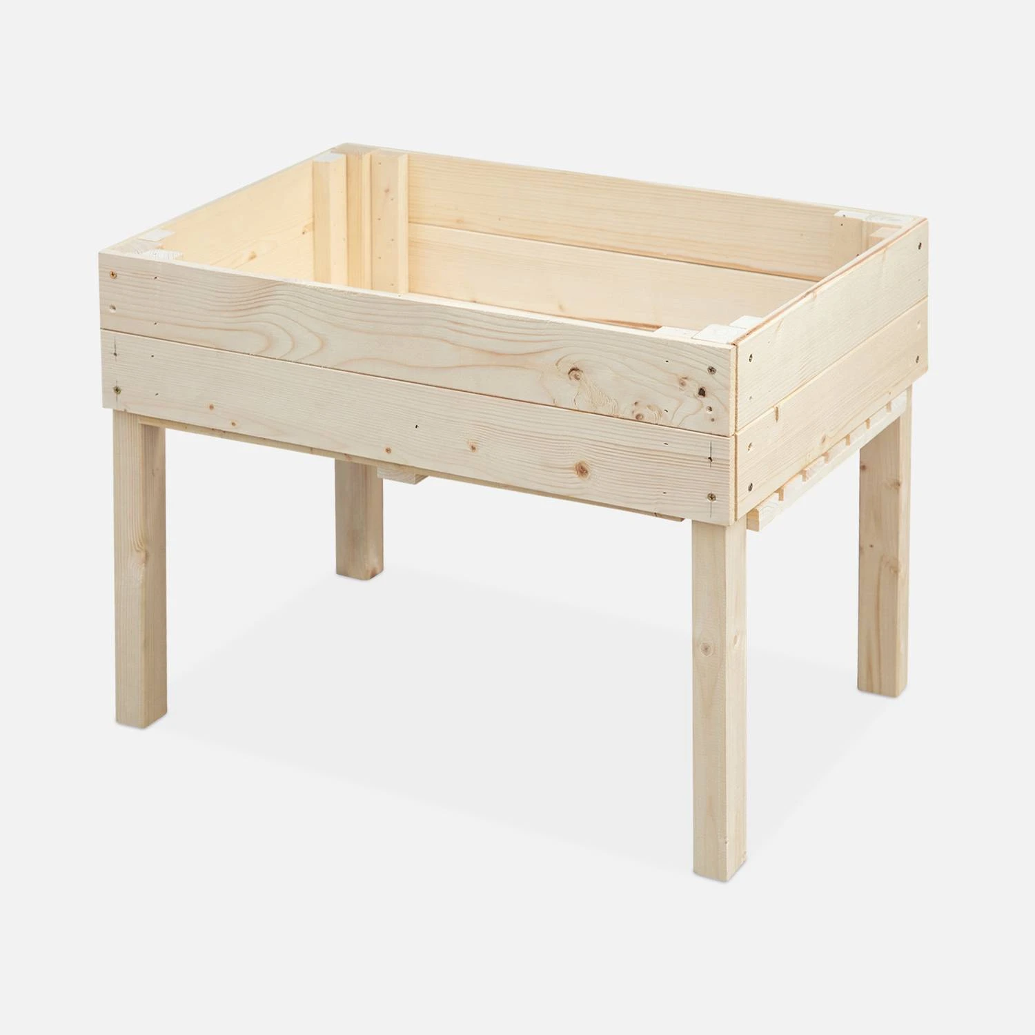 Carré Potager Pour Enfants En Bois Sur Pieds – Image 2