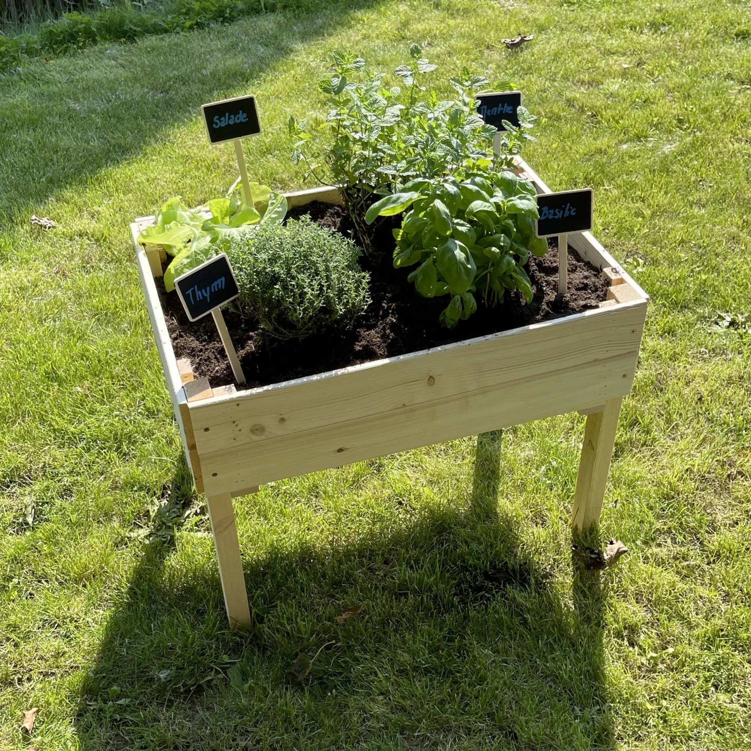 Carré Potager Pour Enfants En Bois Sur Pieds – Image 5