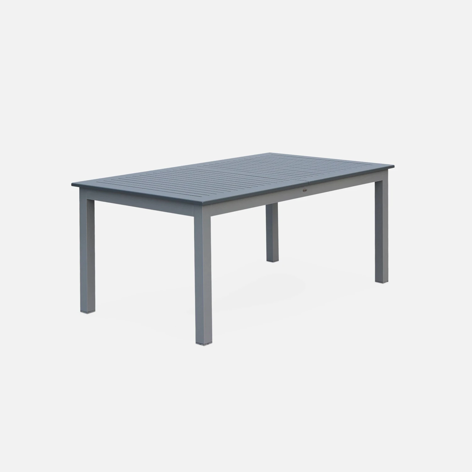 Table De Jardin Extensible Aluminium 8 Places Couleur : Gris â Image 4