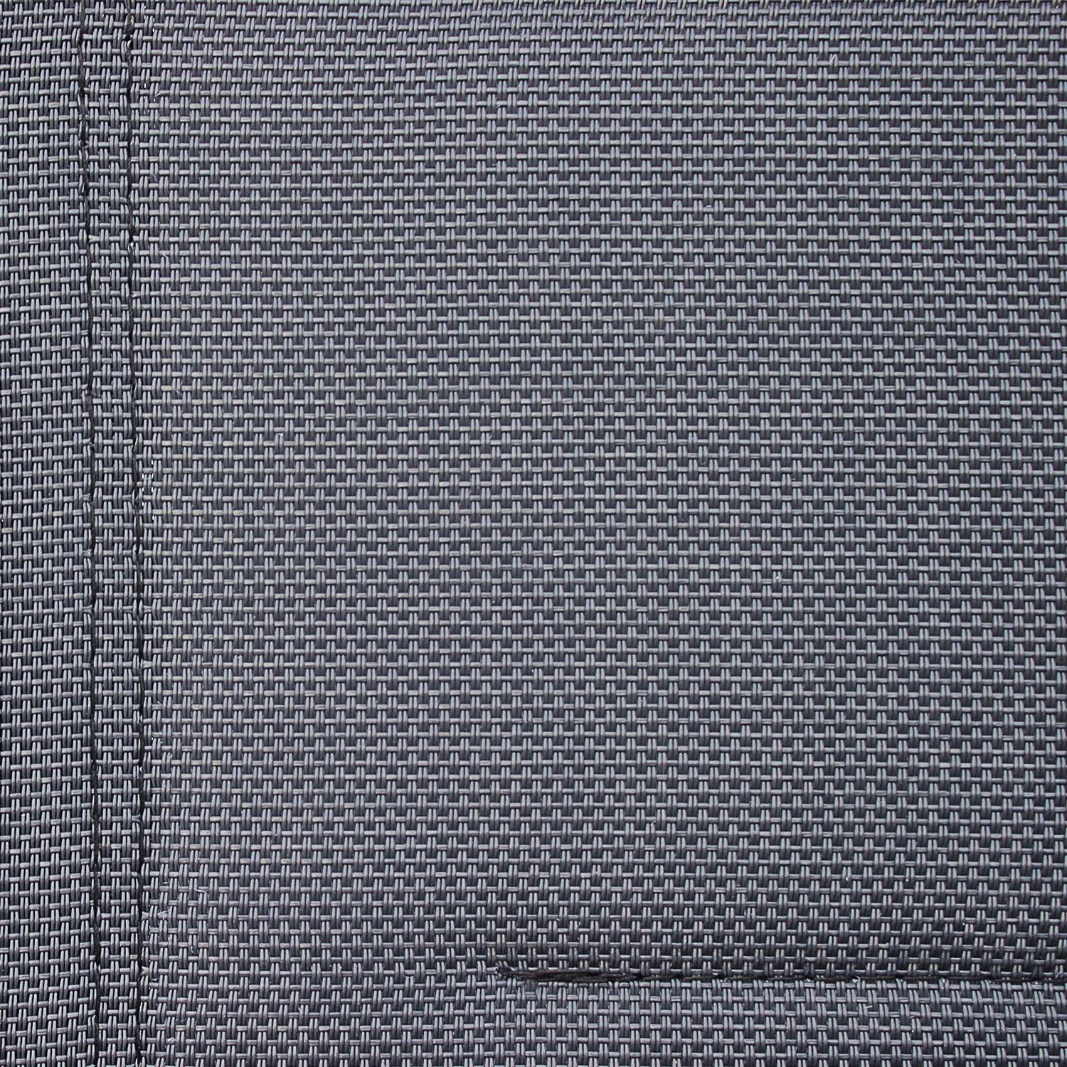 Chaise De Jardin Empilable Aluminium (lot De 2) Couleur : Gris / Gris Foncé – Image 3