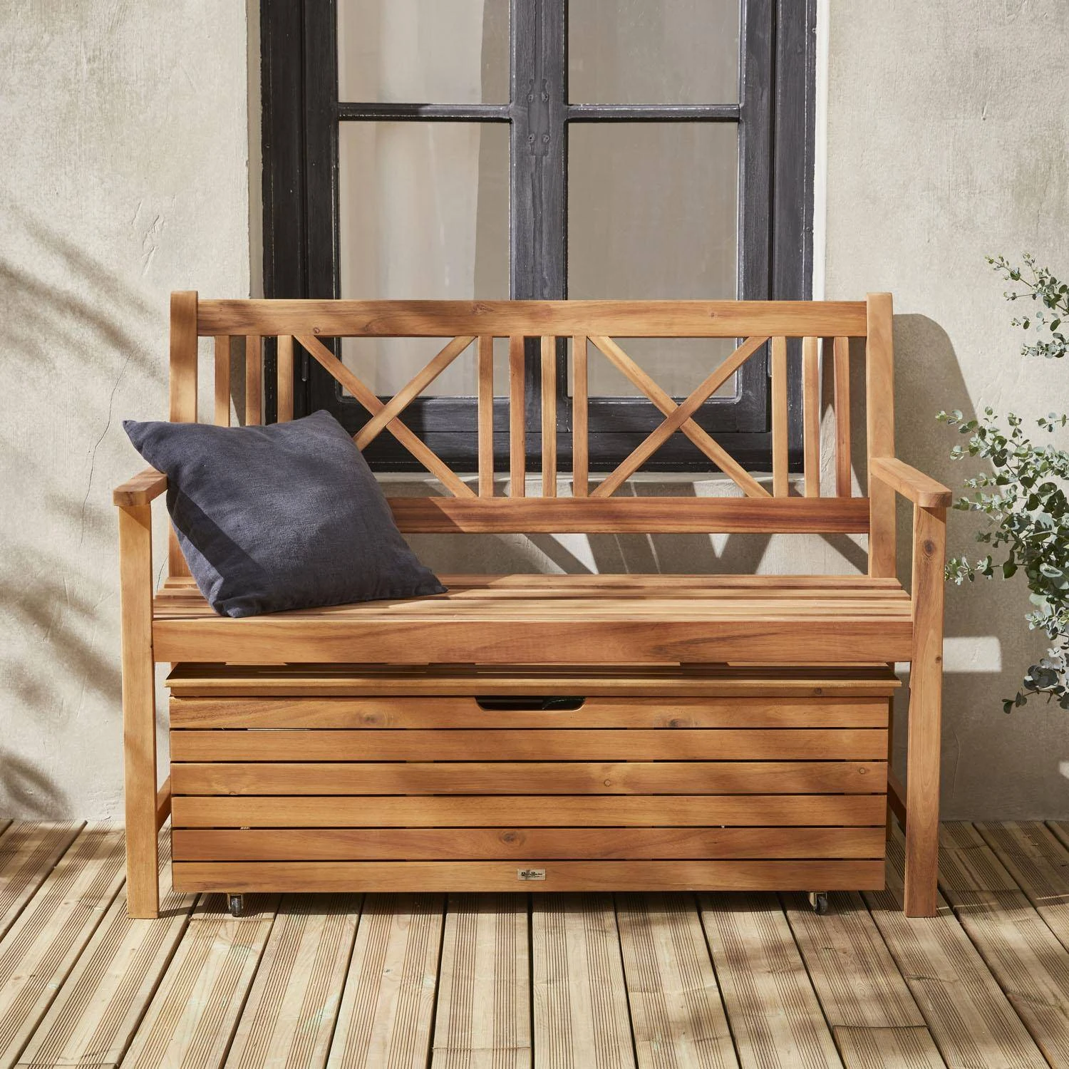 Banc En Bois 3 Places – Image 3