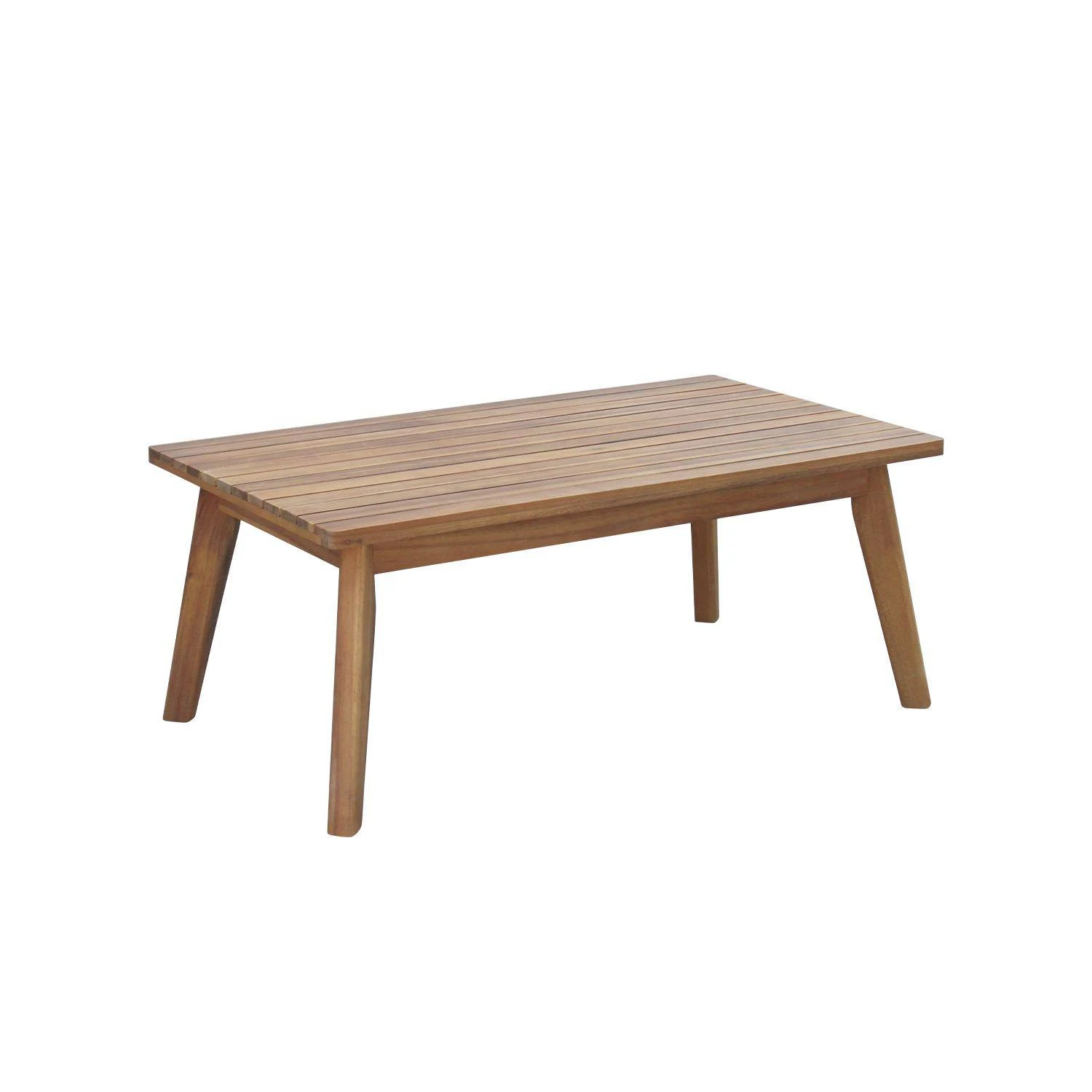 Salon De Jardin Bois Et Cordes 4 Places Couleur : Gris / Gris Chiné – Image 6