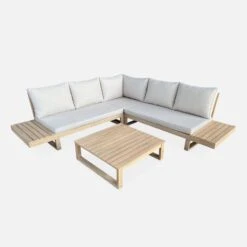 Salon De Jardin En Bois D'acacia