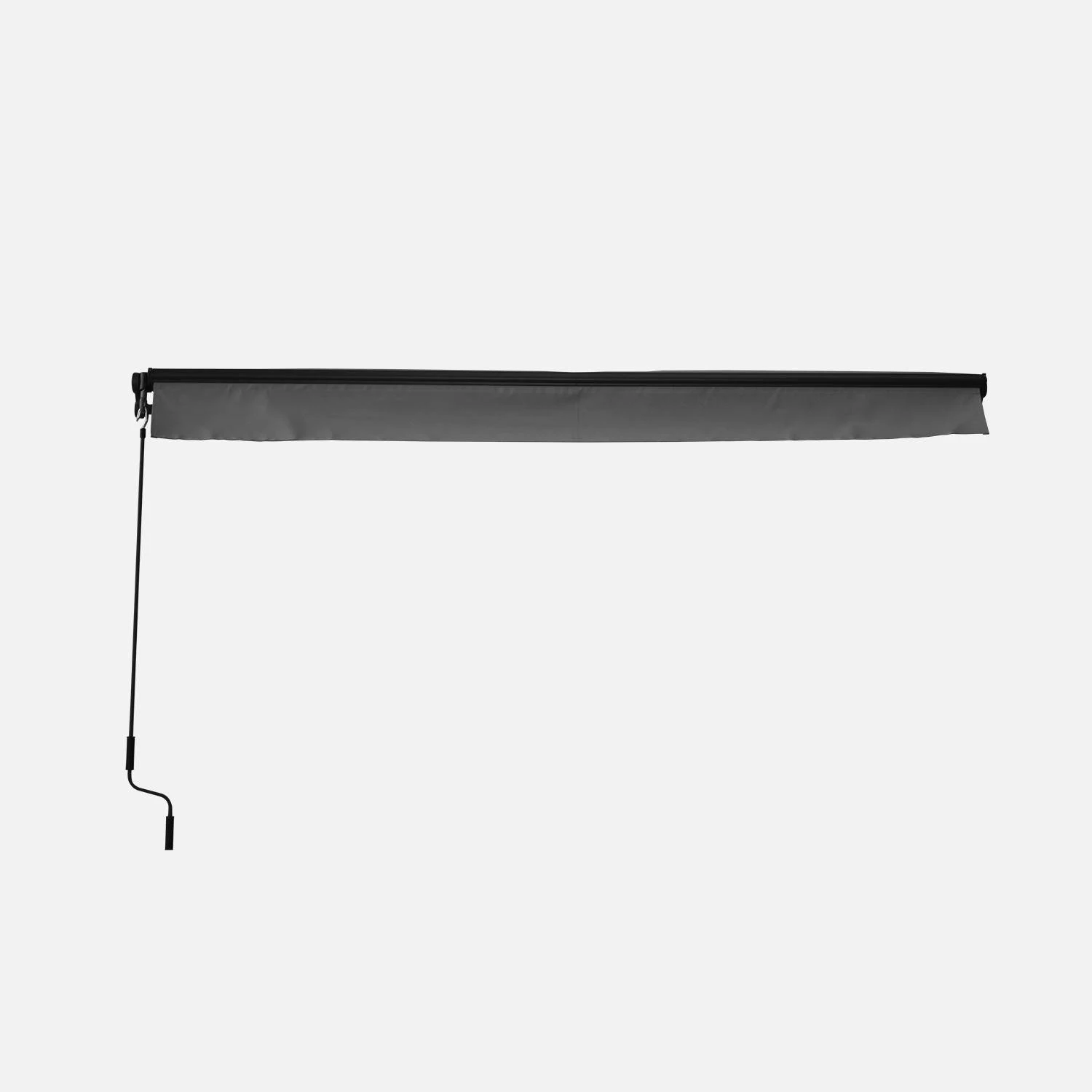 Store Banne Manuel 3x2m Couleur : Gris â Image 3