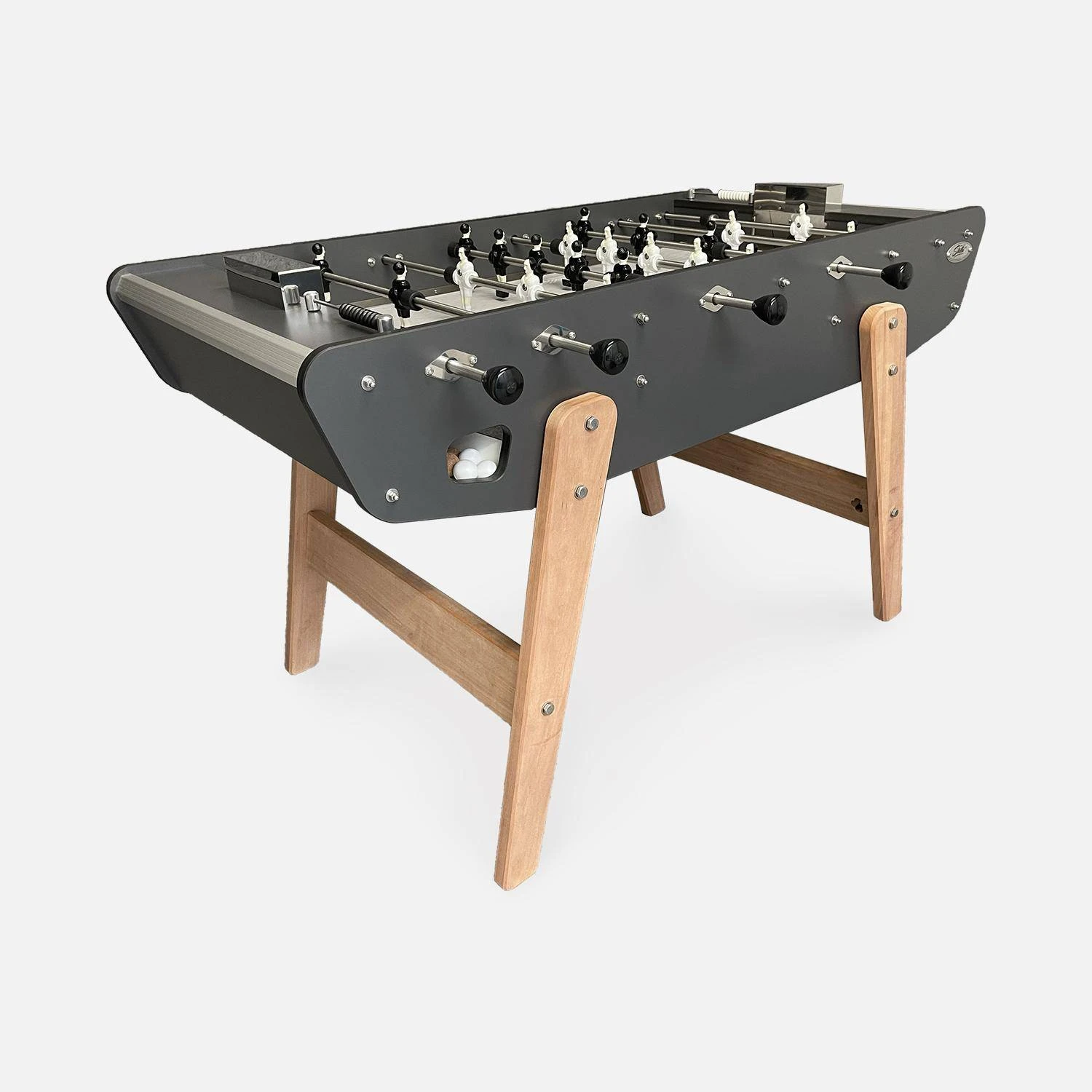 Authentique Baby-foot D'extérieur, Fabriqué En France Couleur : Anthracite – Image 2