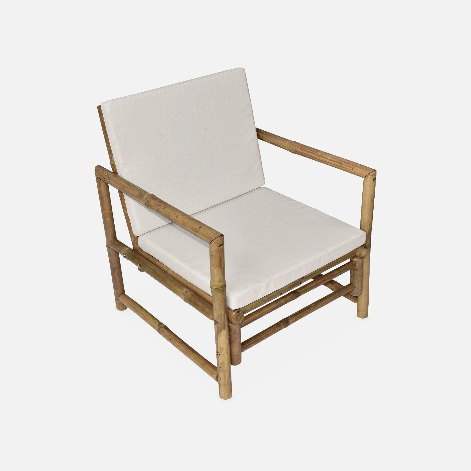 Salon De Jardin Bambou 4 Places â Image 6