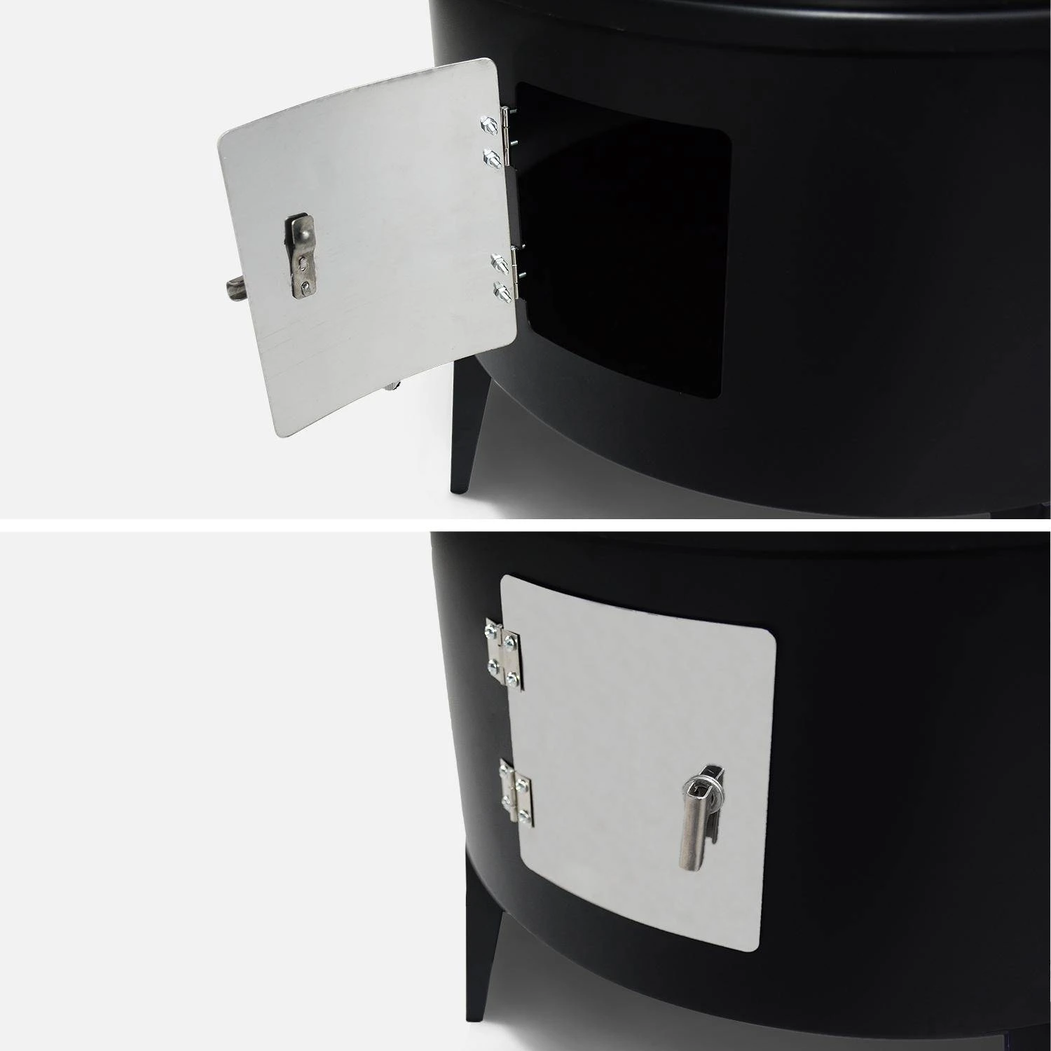 Barbecue Fumoir Charbon De Bois Ø38cm – Image 6