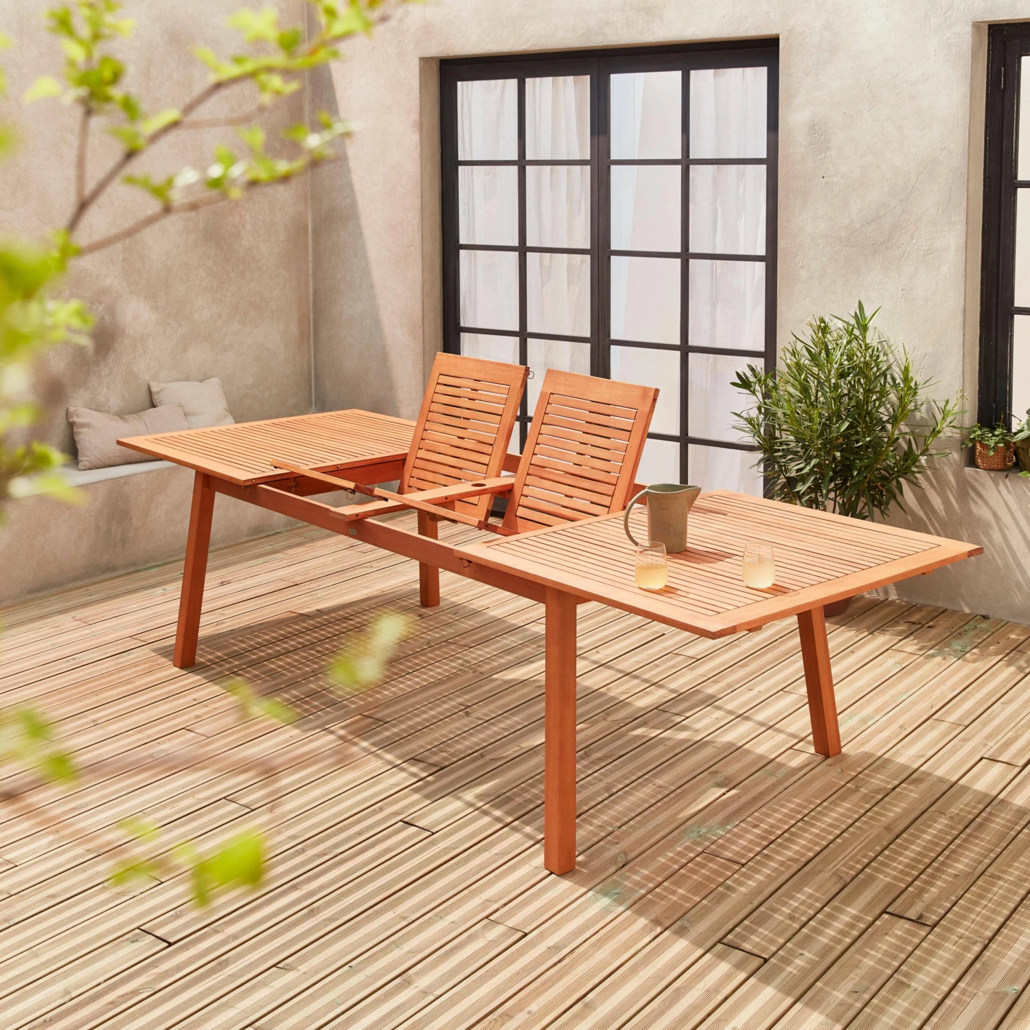 Table De Jardin Extensible Bois 12 Places â Image 3