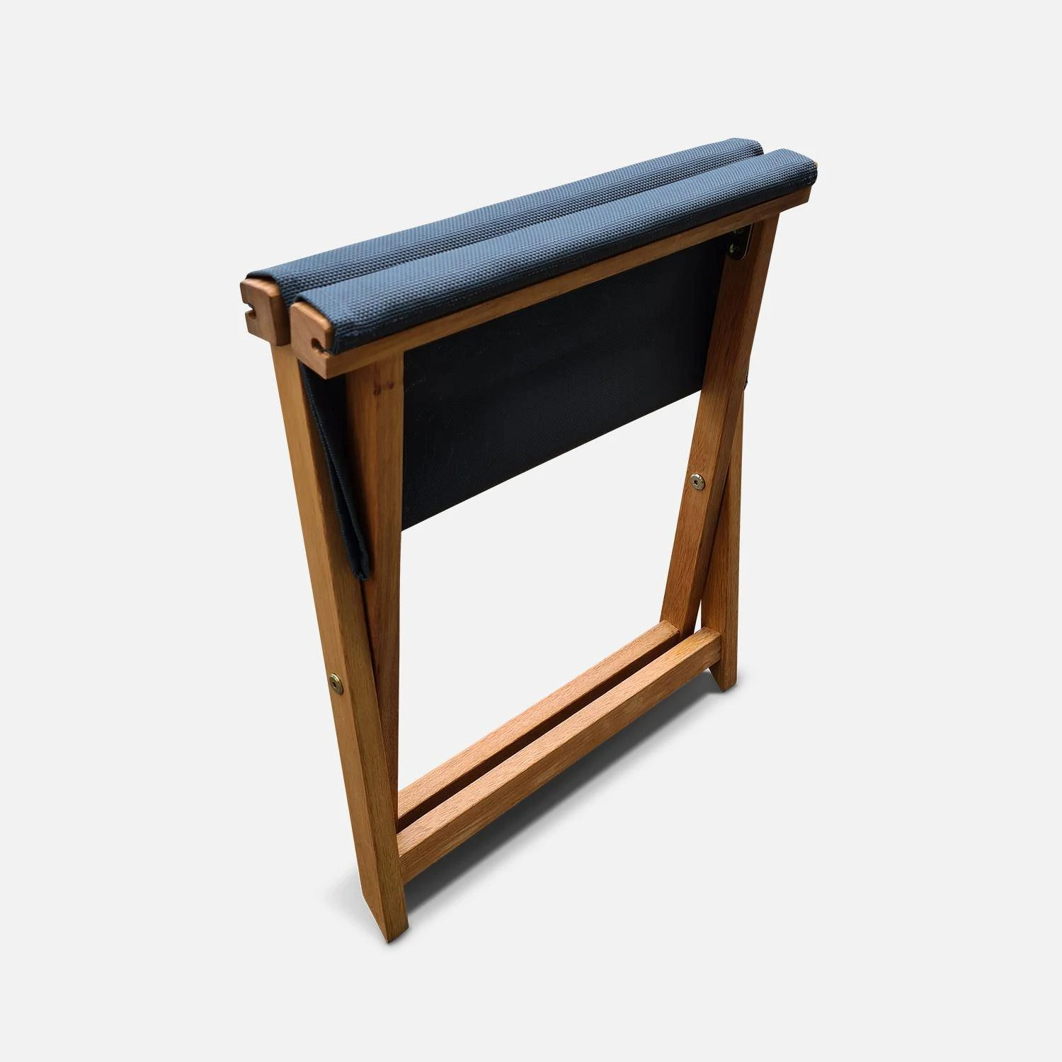 Bain De Soleil Et Repose-pieds Bois Eucalyptus Multi Positions (lot De 2) â Image 8