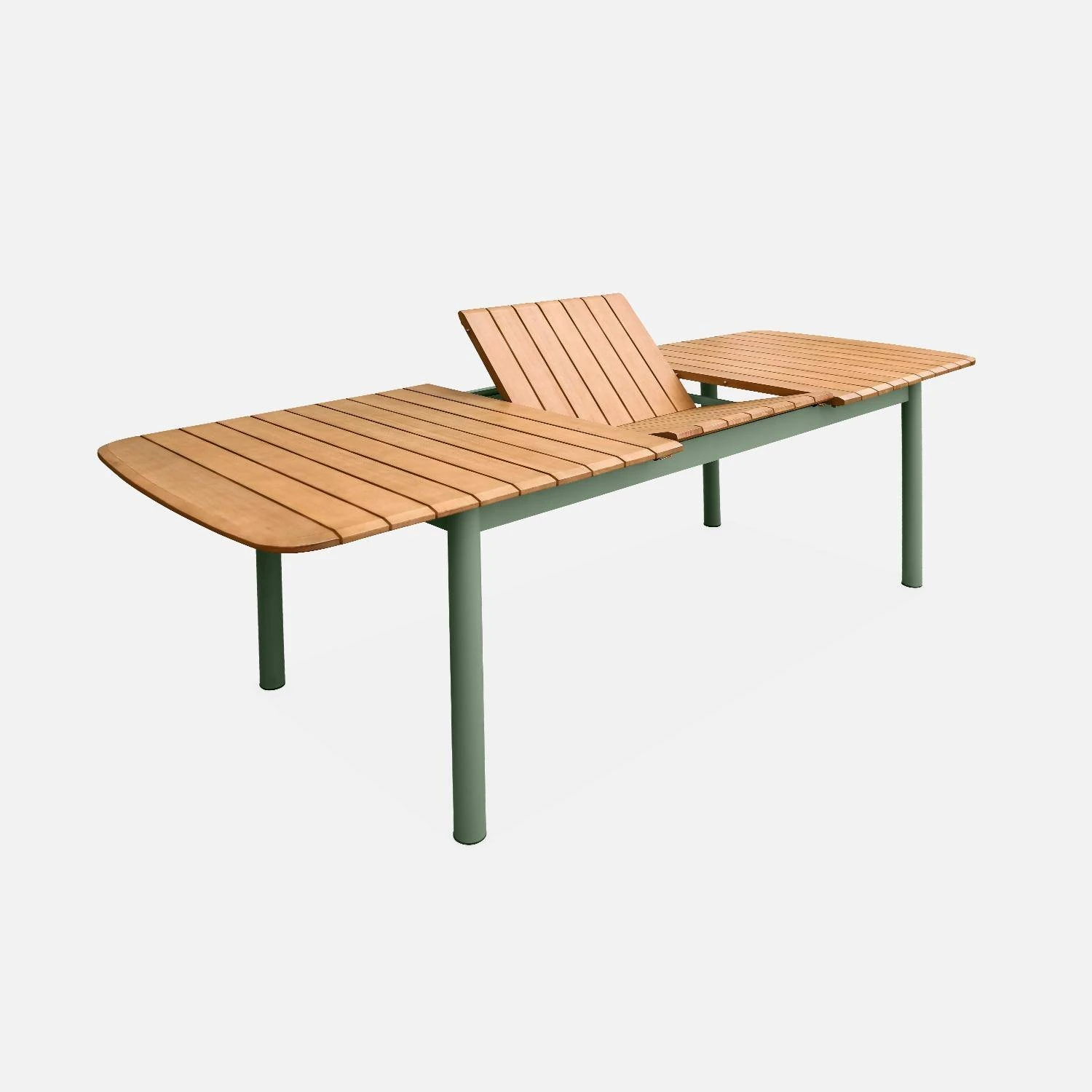 Table De Jardin Extensible Bois Et Métal 6 à 8 Places – Image 5