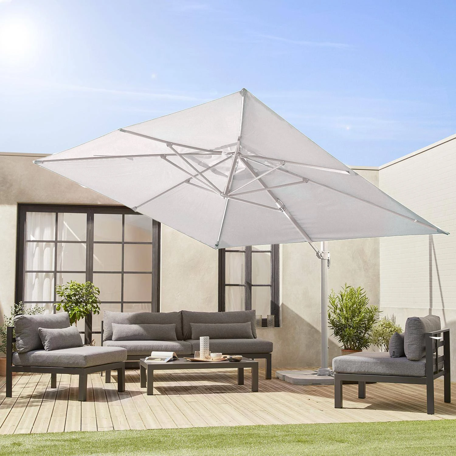 Parasol Déporté Rectangulaire 3x4 M – Image 2