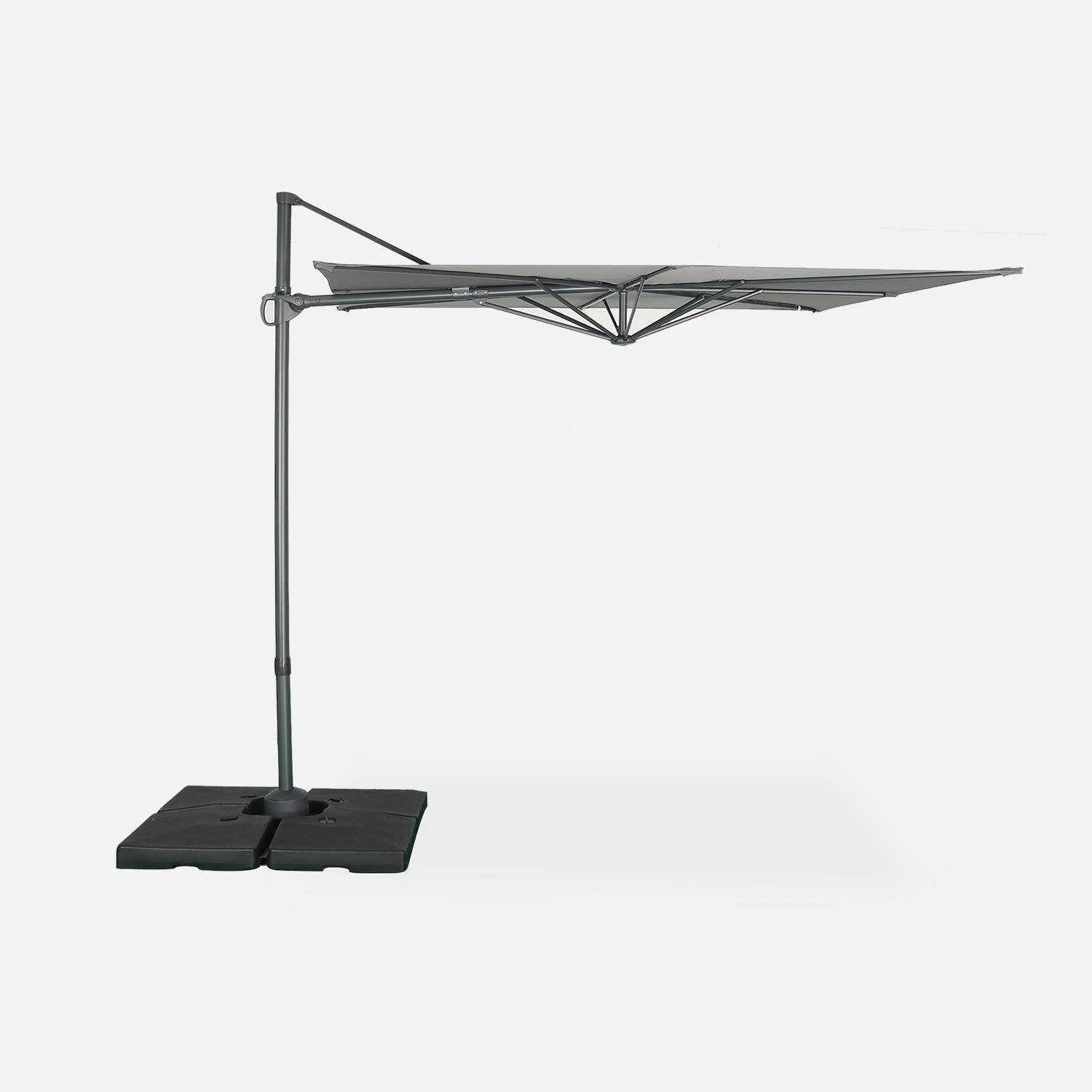 Parasol Déporté Carré 2,5x2,5m – Image 2