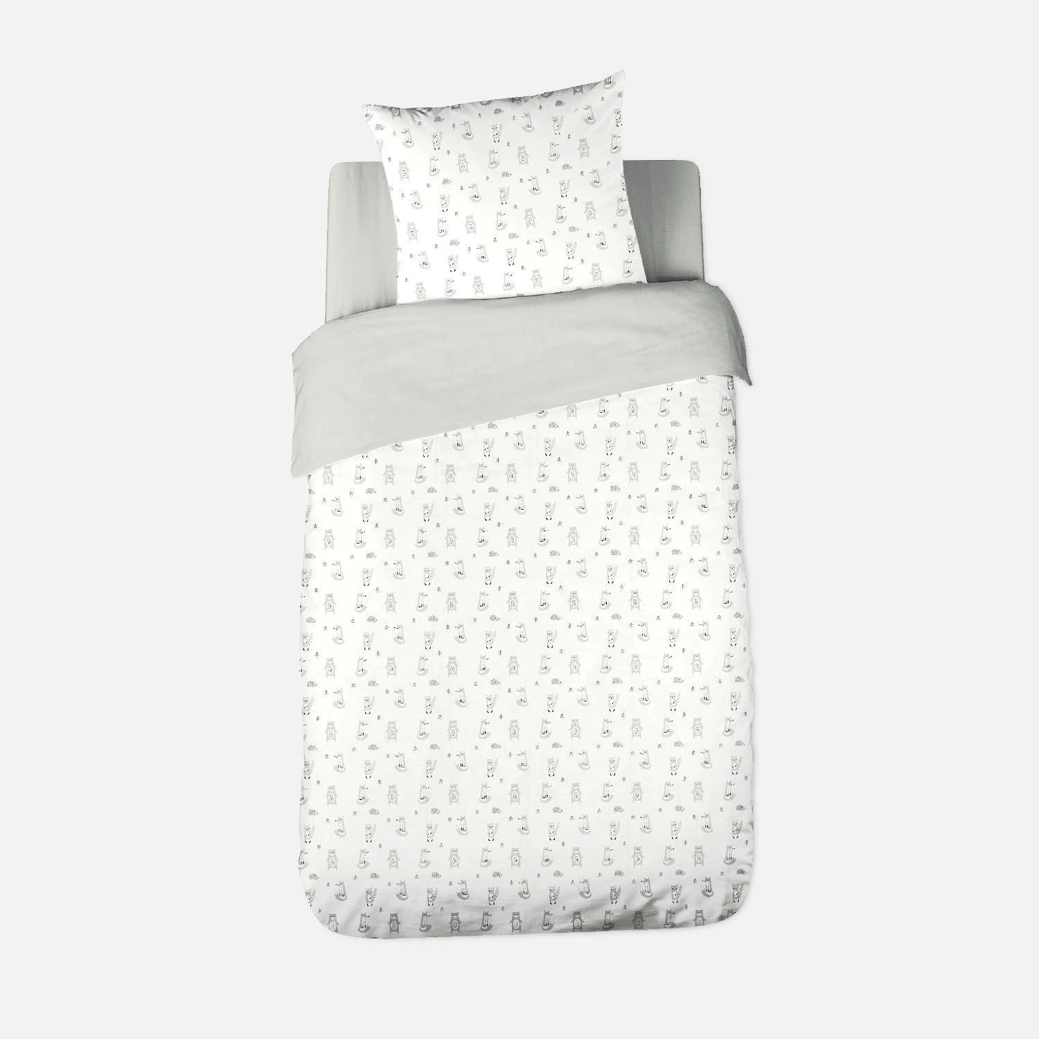 Parure De Lit Enfant, Réversible 140 X 200 Cm – Image 2