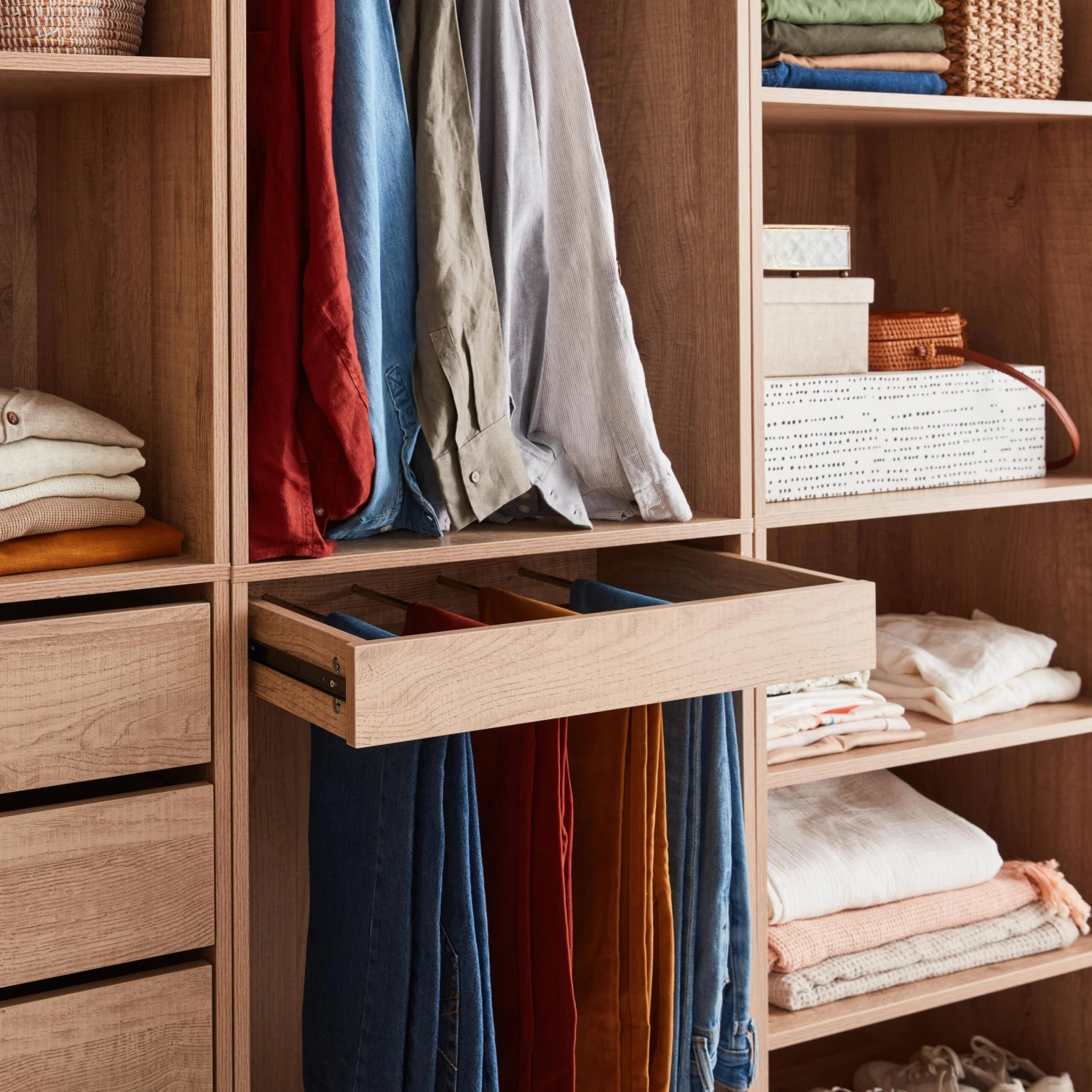 Kit Dressing Modulable Avec 4 éléments Couleur : Naturel – Image 3