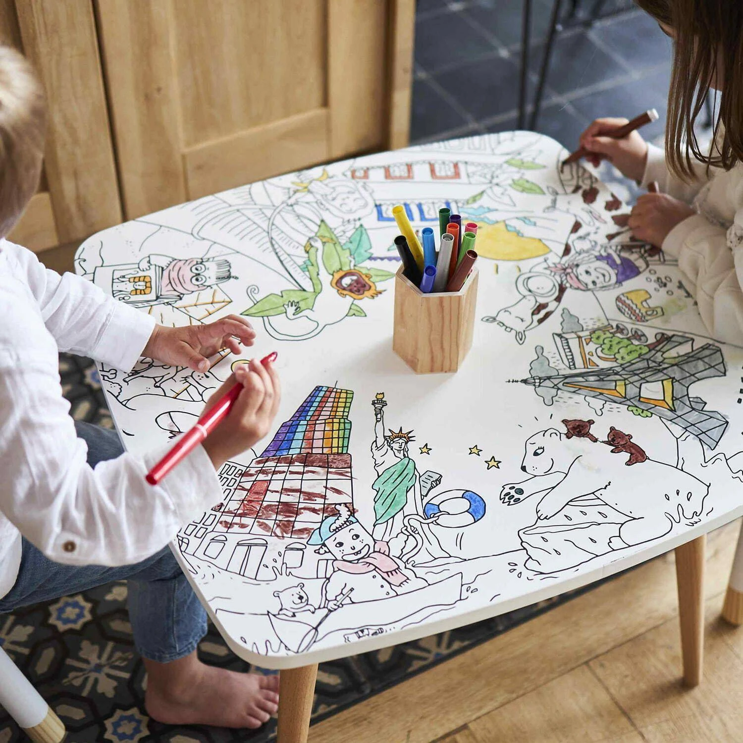 Table à Colorier Enfant