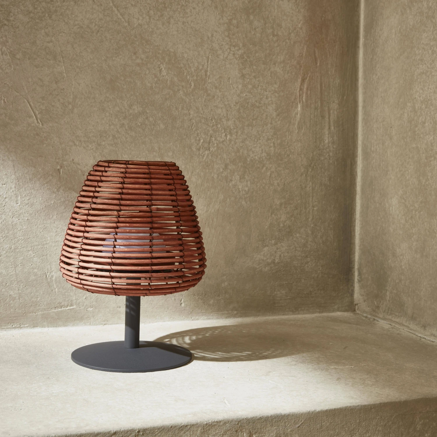 Lampe LED Nomade Sans Fil Intérieur/extérieur, En Rotin – Image 2