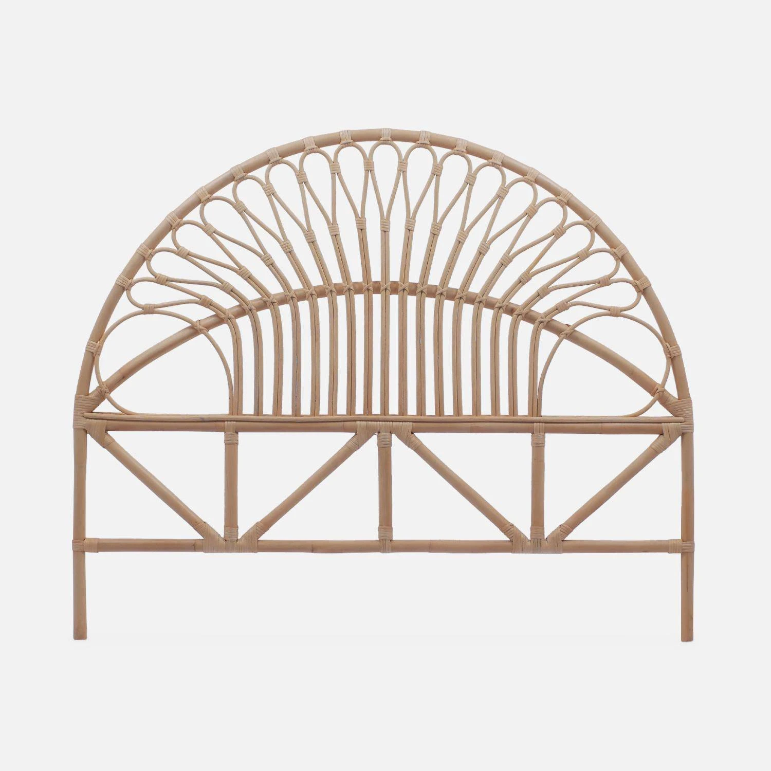 Tête De Lit En Rotin Naturel – Image 4
