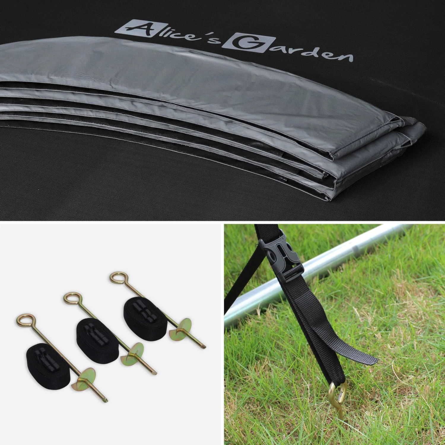 Trampoline 250cm Filet Intérieur Avec Pack D'accessoires – Image 6