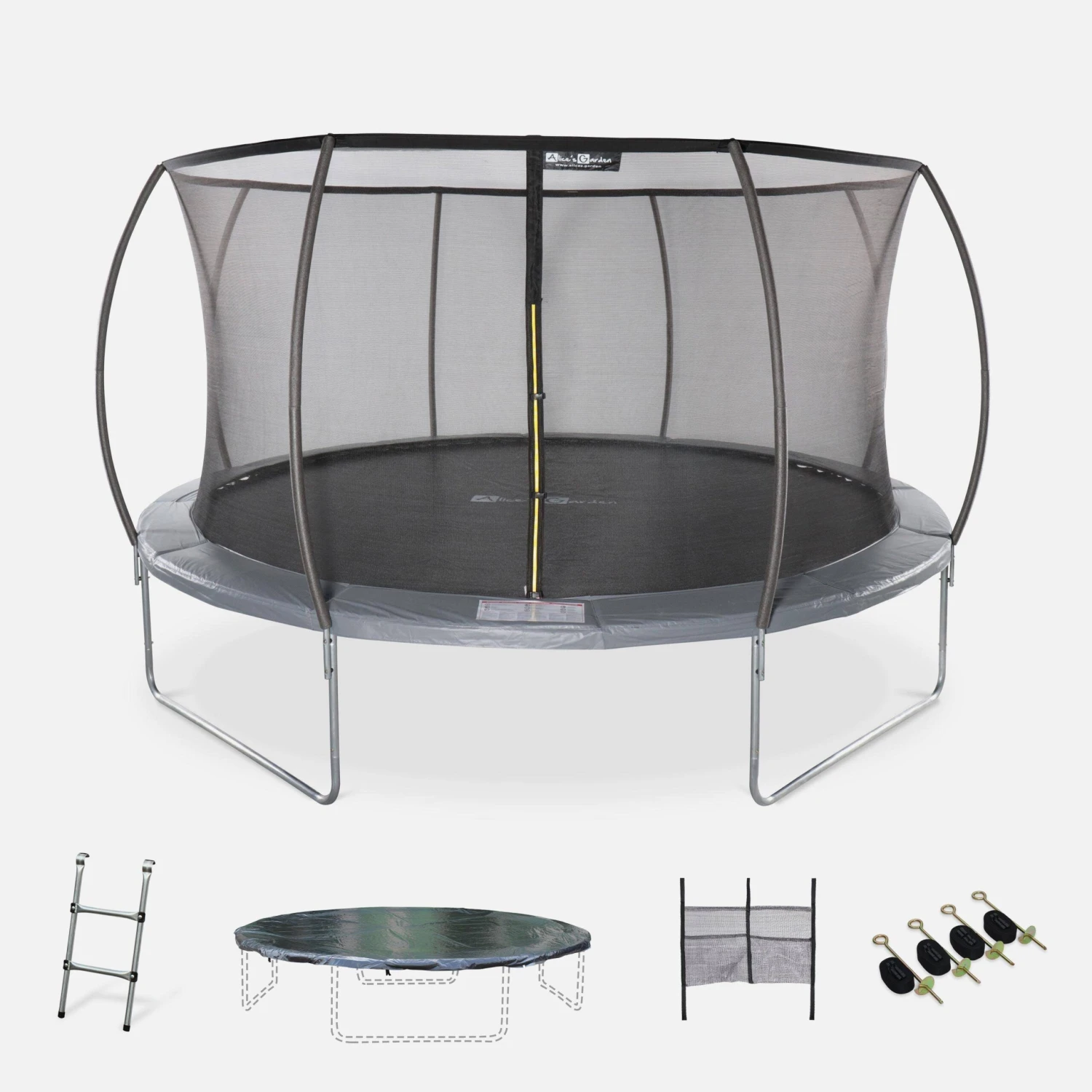 Trampoline 430cm Filet Intérieur Avec Pack D'accessoires