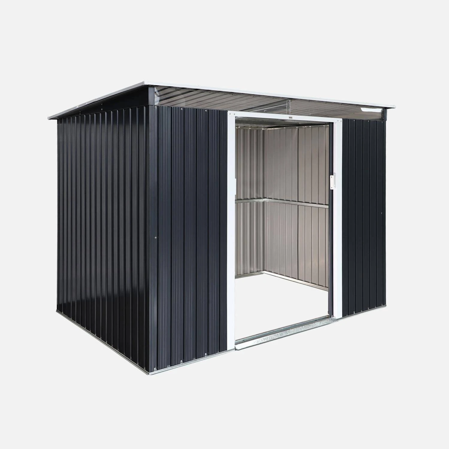 Abri De Jardin En Métal 4,85m2 Avec Puits De Lumière – Image 3