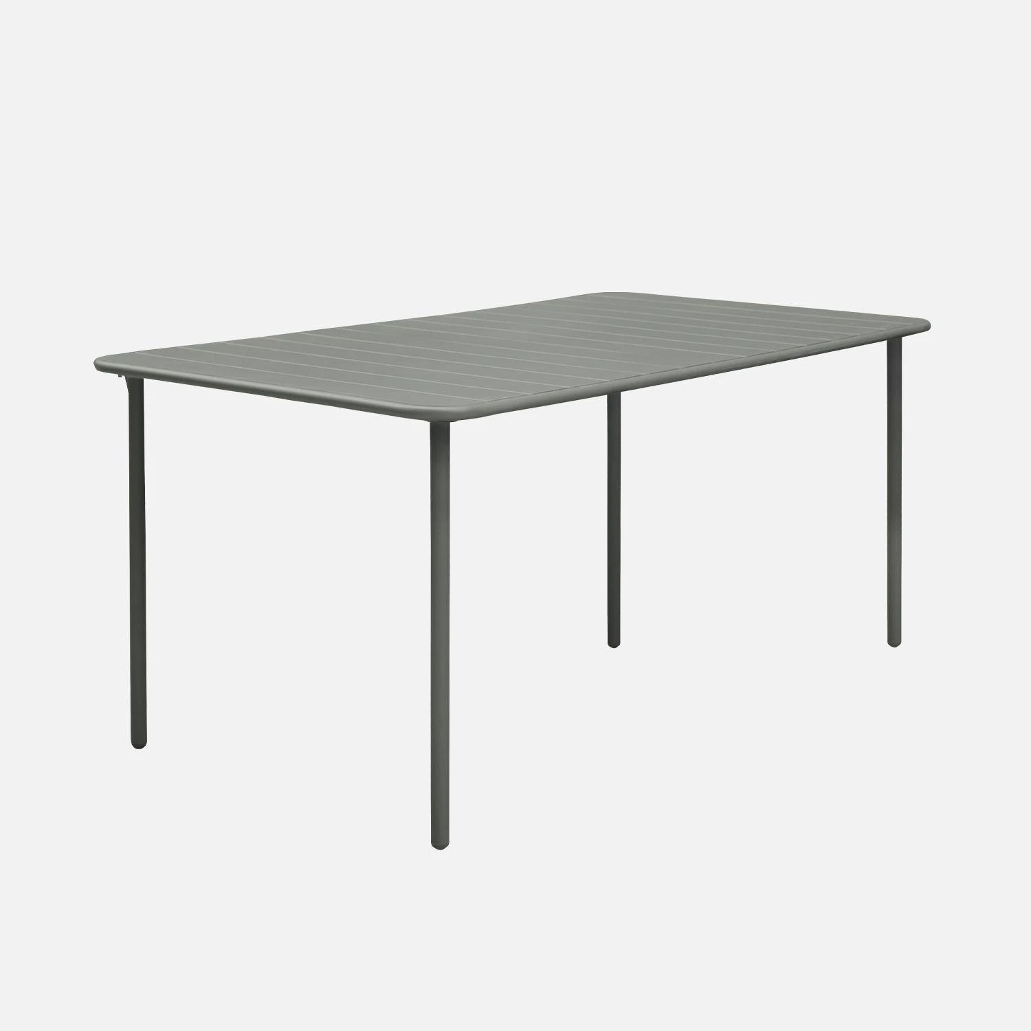 Table De Jardin Métal 6 Chaises Couleur : Savane – Image 5