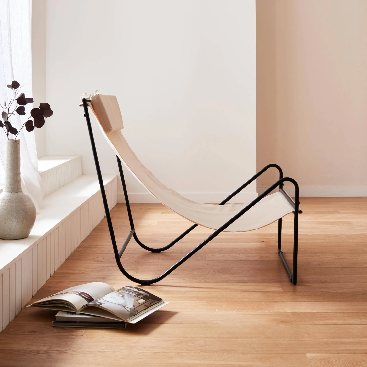 Fauteuil Relax En Toile, Structure Métal – Image 4