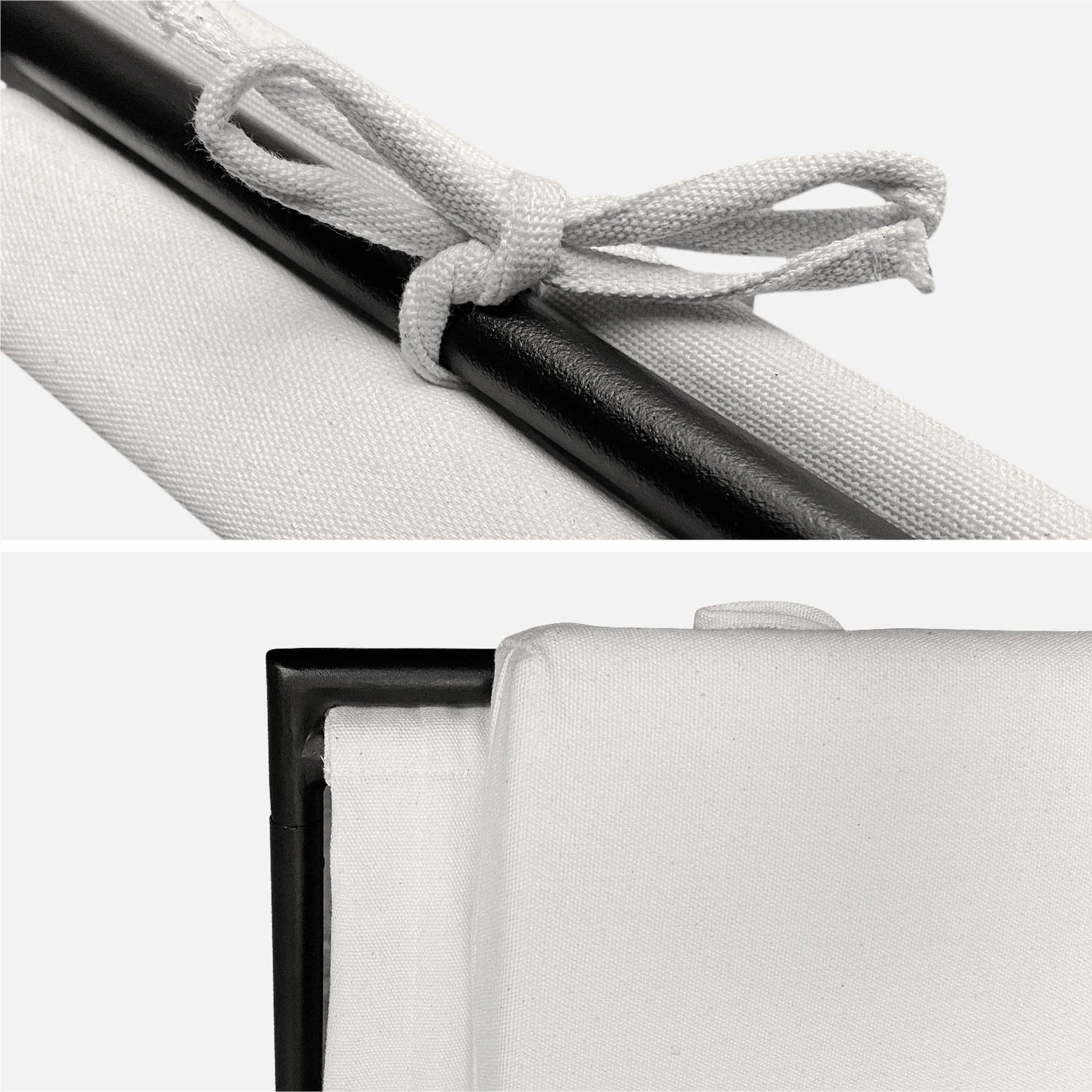 Fauteuil Relax En Toile, Structure Métal (lot De 2) – Image 7